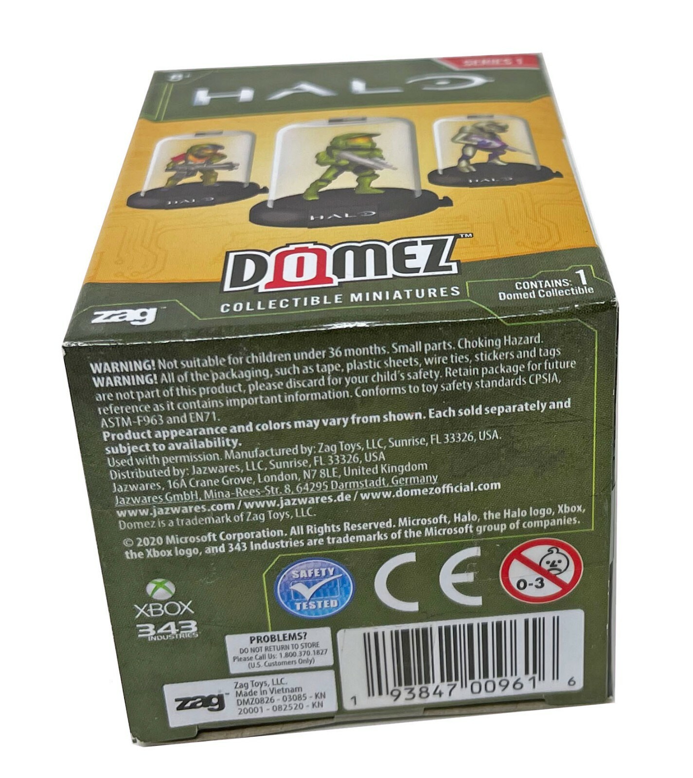 Domez Halo Series 1 Spartan Buck Pre-Owned with Original Box