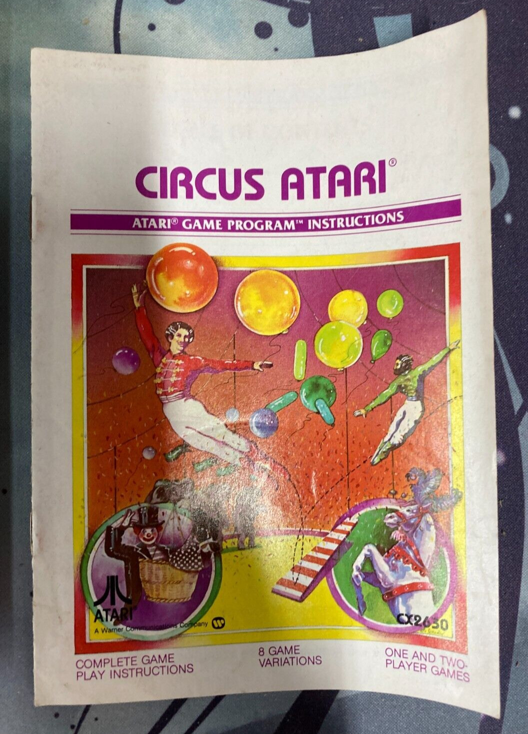 Asteroids Sears Red Variant, Circus Atari, Haunted House, Mouse Trap, and Combat