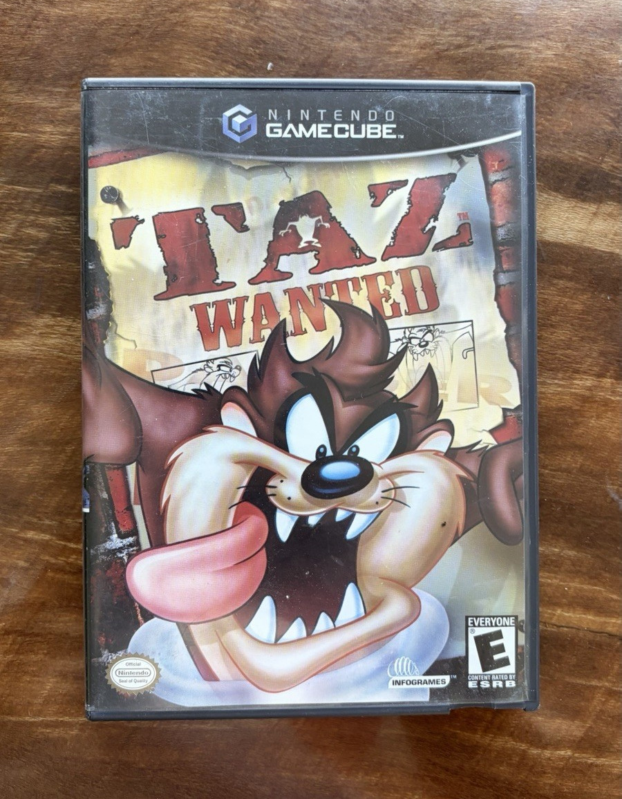 Taz: Wanted (GameCube) Disc Case Manual Included NTSC-U/C
