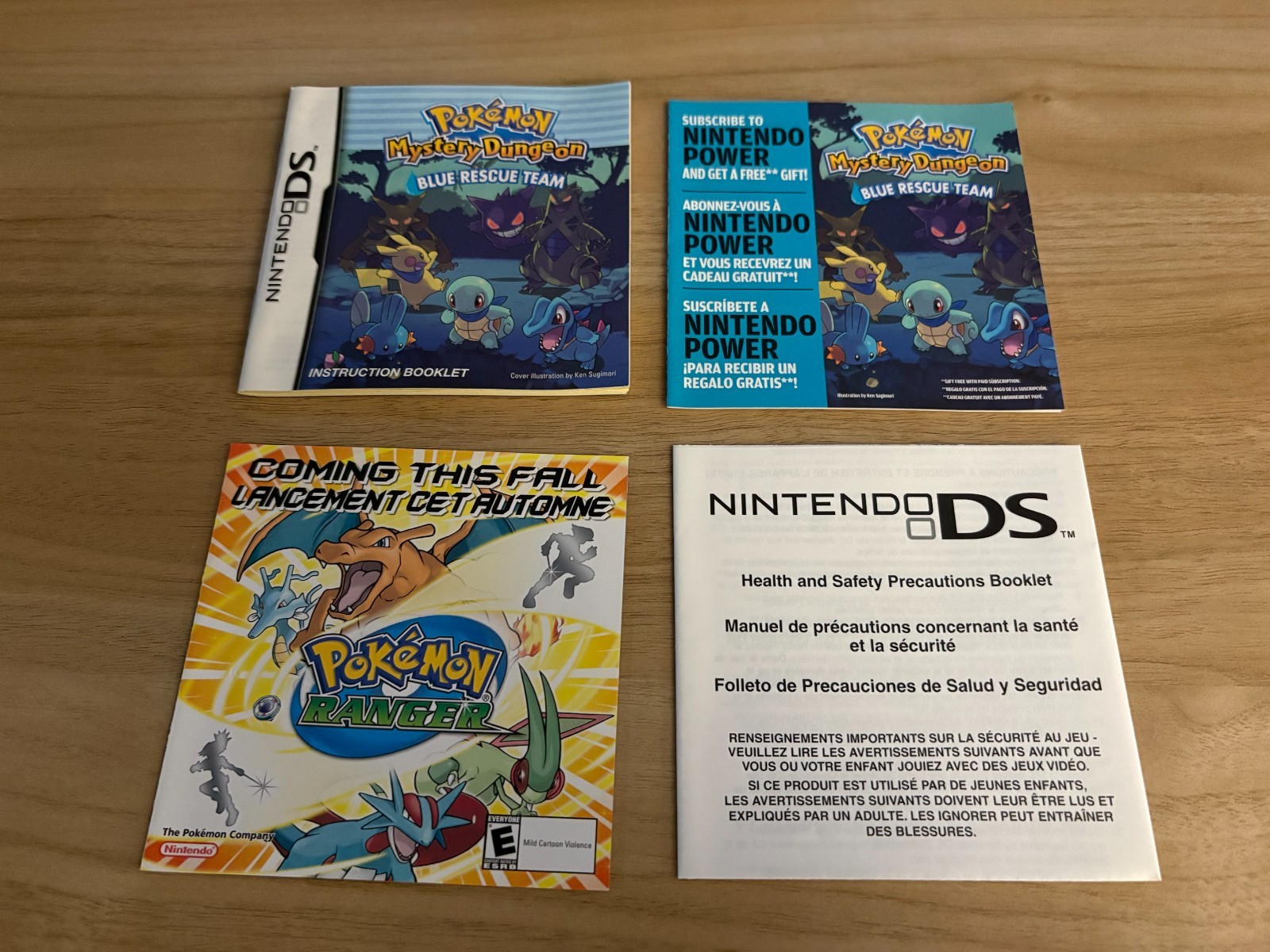 DS – CASE/MANUAL ONLY – Pokemon Mystery Dungeon: Blue Rescue Team