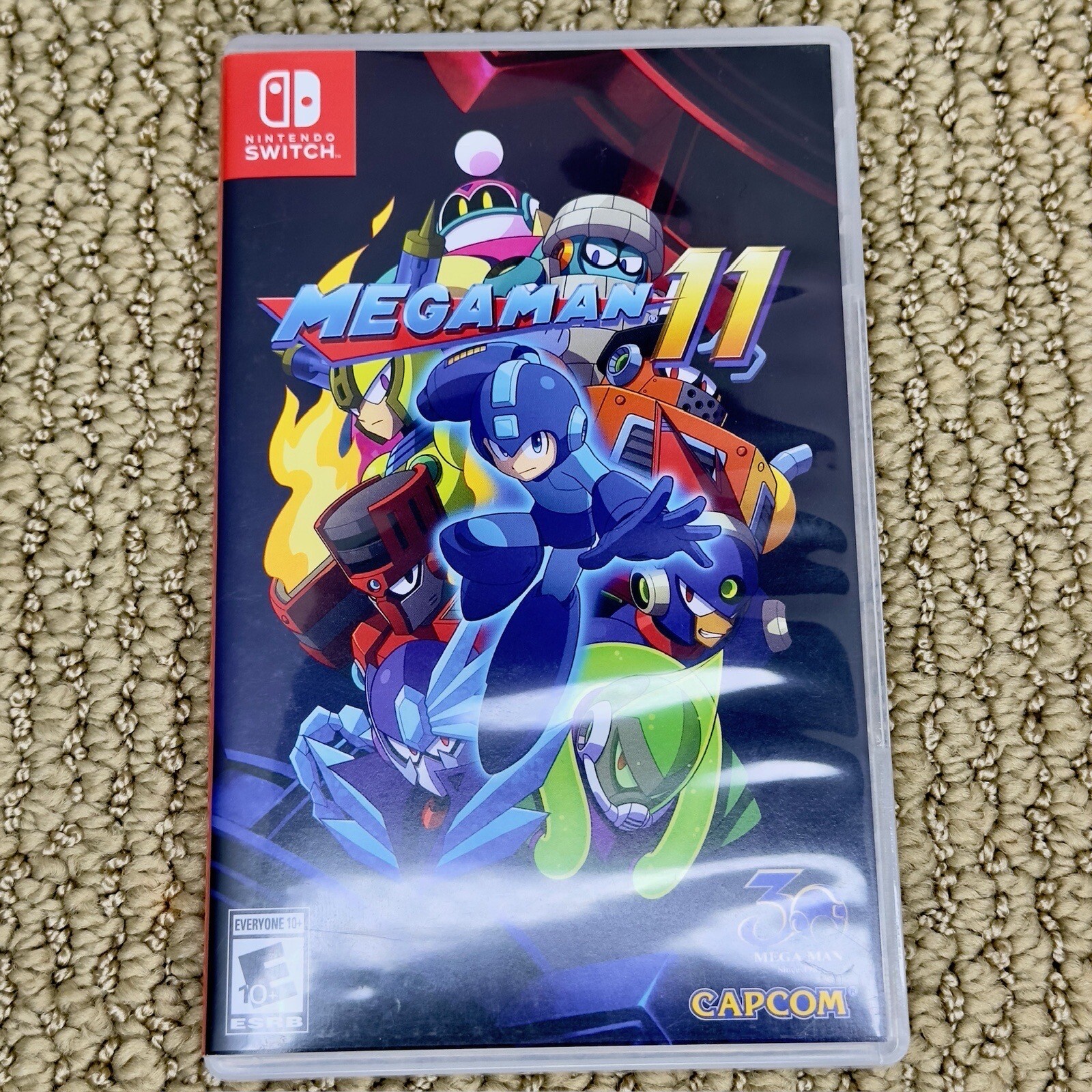 Mega Man 11 Nintendo Switch PREOWNED COMPLETE CIB TESTED WORKING