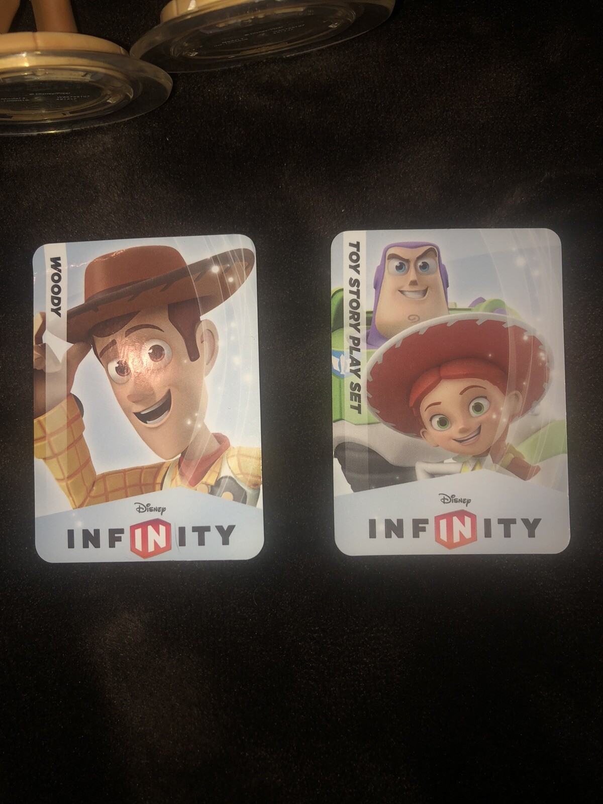 DISNEY INFINITY – Buzz Lightyear, Jessie, Woody – Toy Story Figure 6 Lot w Cards