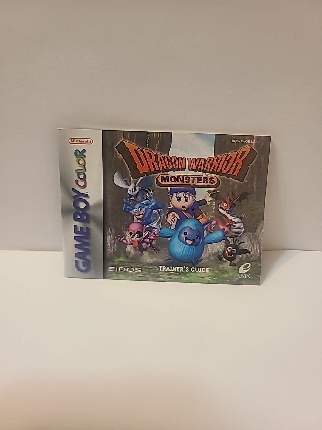 Dragon Warrior Monsters Nintendo Game Boy Color Instruction Manual
