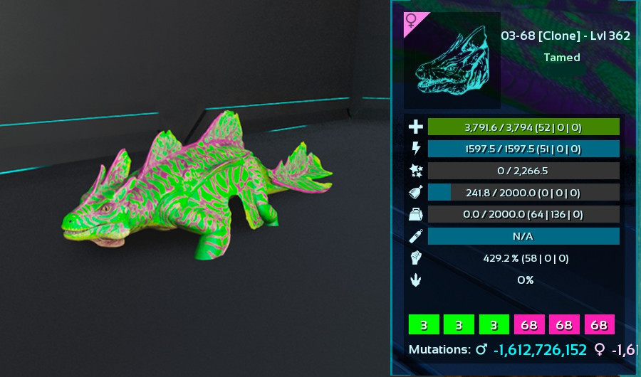 ✅ Ark Survival Ascended | Top Stat Maeguna COLORS | PC/XBOX/PS5 PvE | Mutations✅