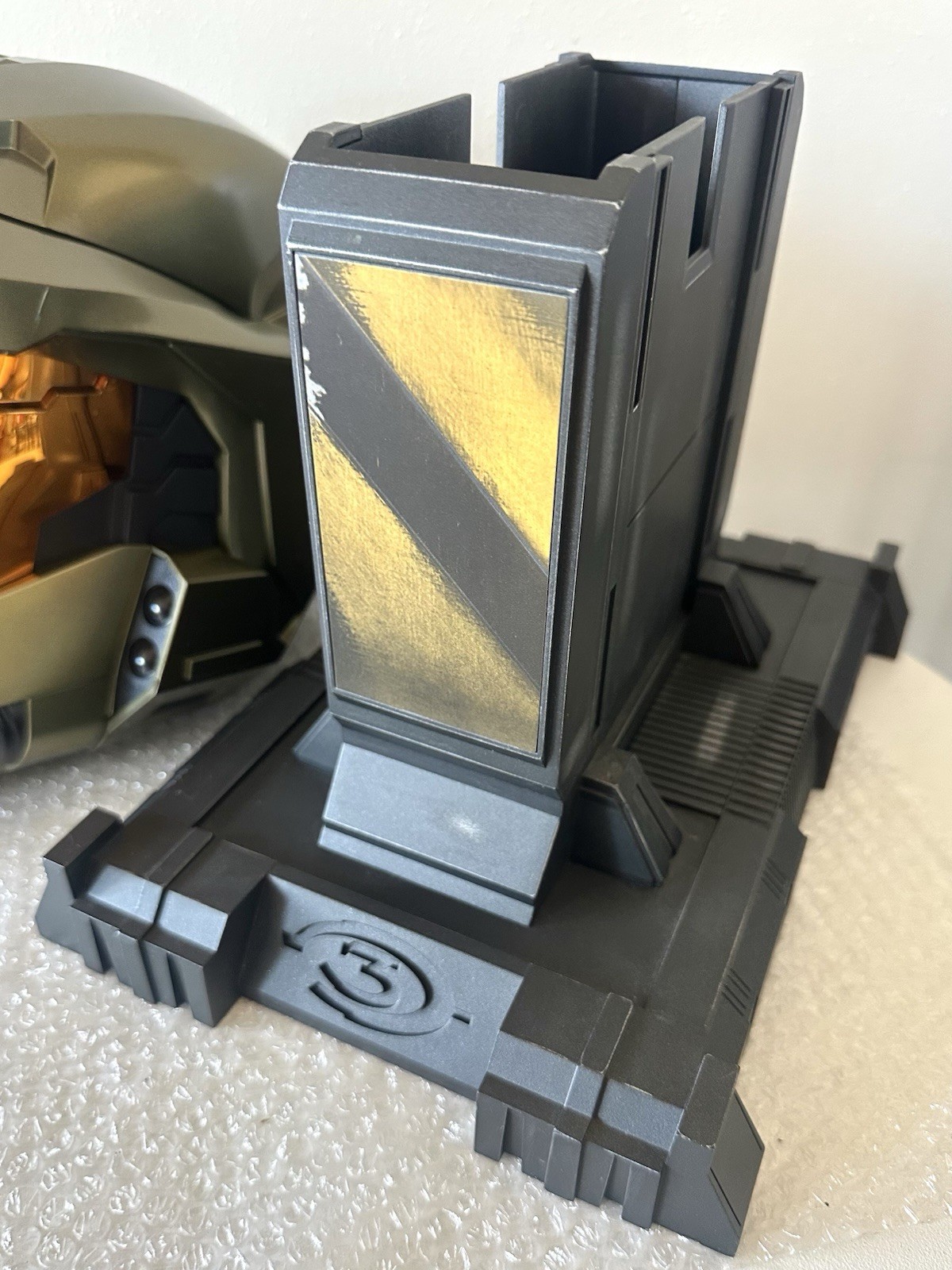 🔥 Legendary Halo 3 Limited Collector’s Edition Master Chief Helmet & Stand RARE