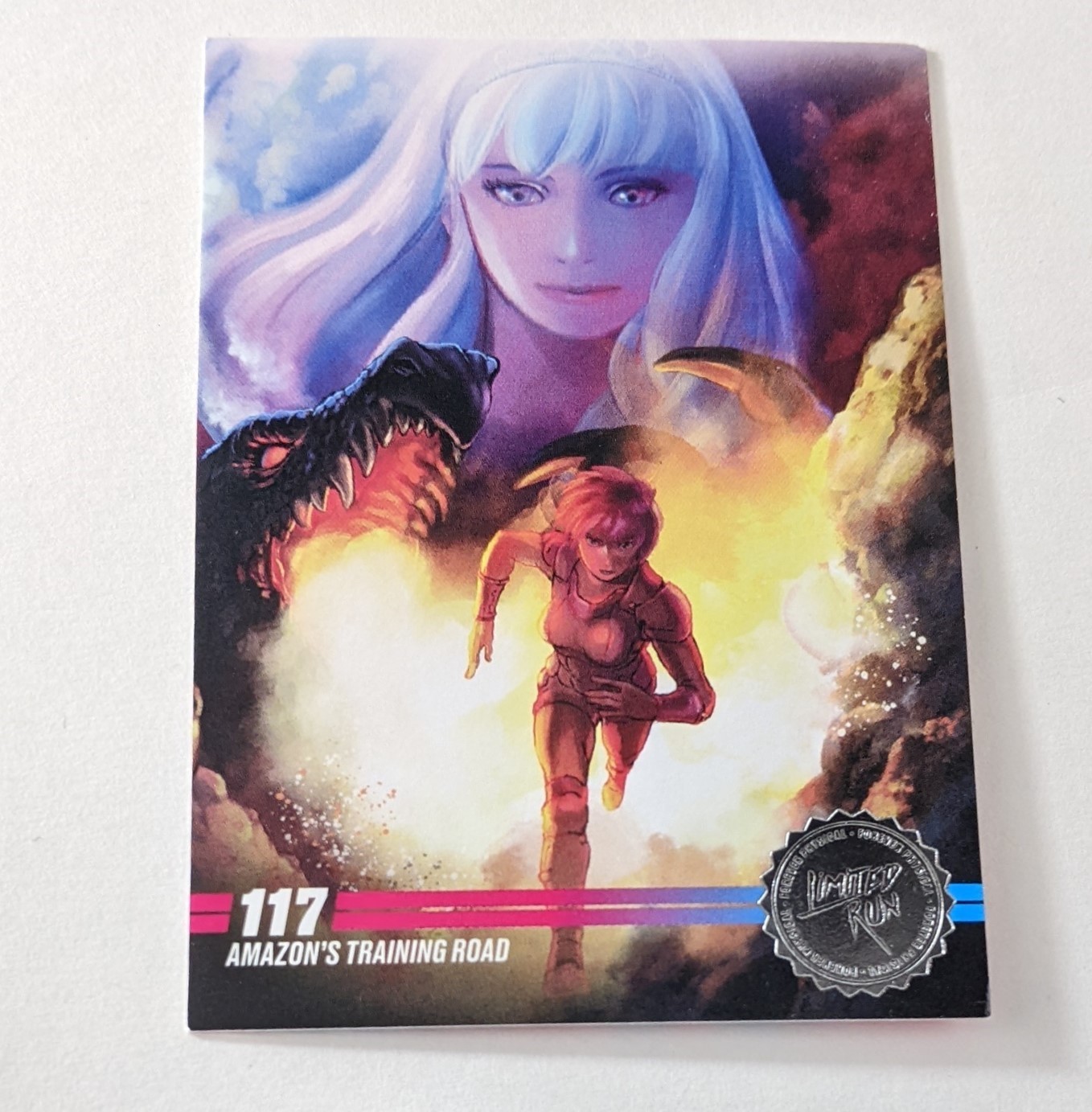 RARE SILVER Amazon’s Training Road 117 Limited Run Games Trading Card (Series 3)