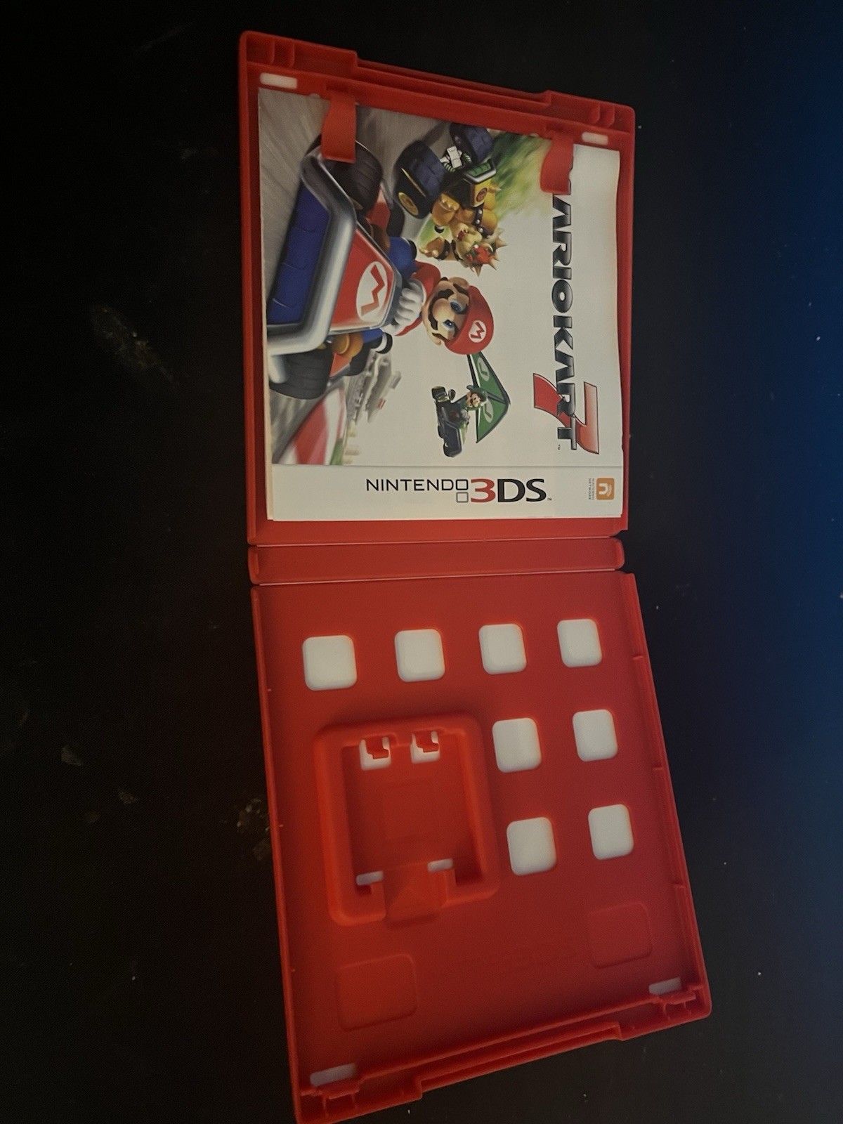Nintendo Mario Kart 7 Nintendo 3DS Original Cartridge Case Only w/ Cover Art
