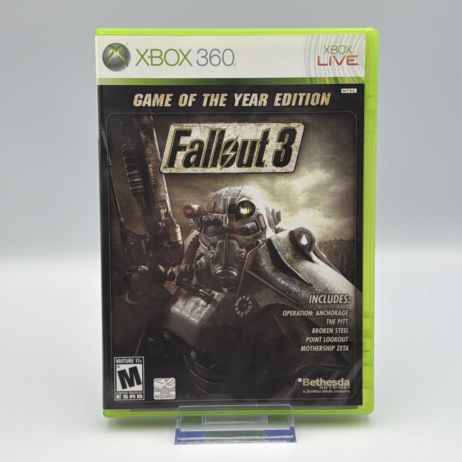 Fallout 3 Game of the Year Edition (Xbox 360) CIB + Game Sleeve Original Version