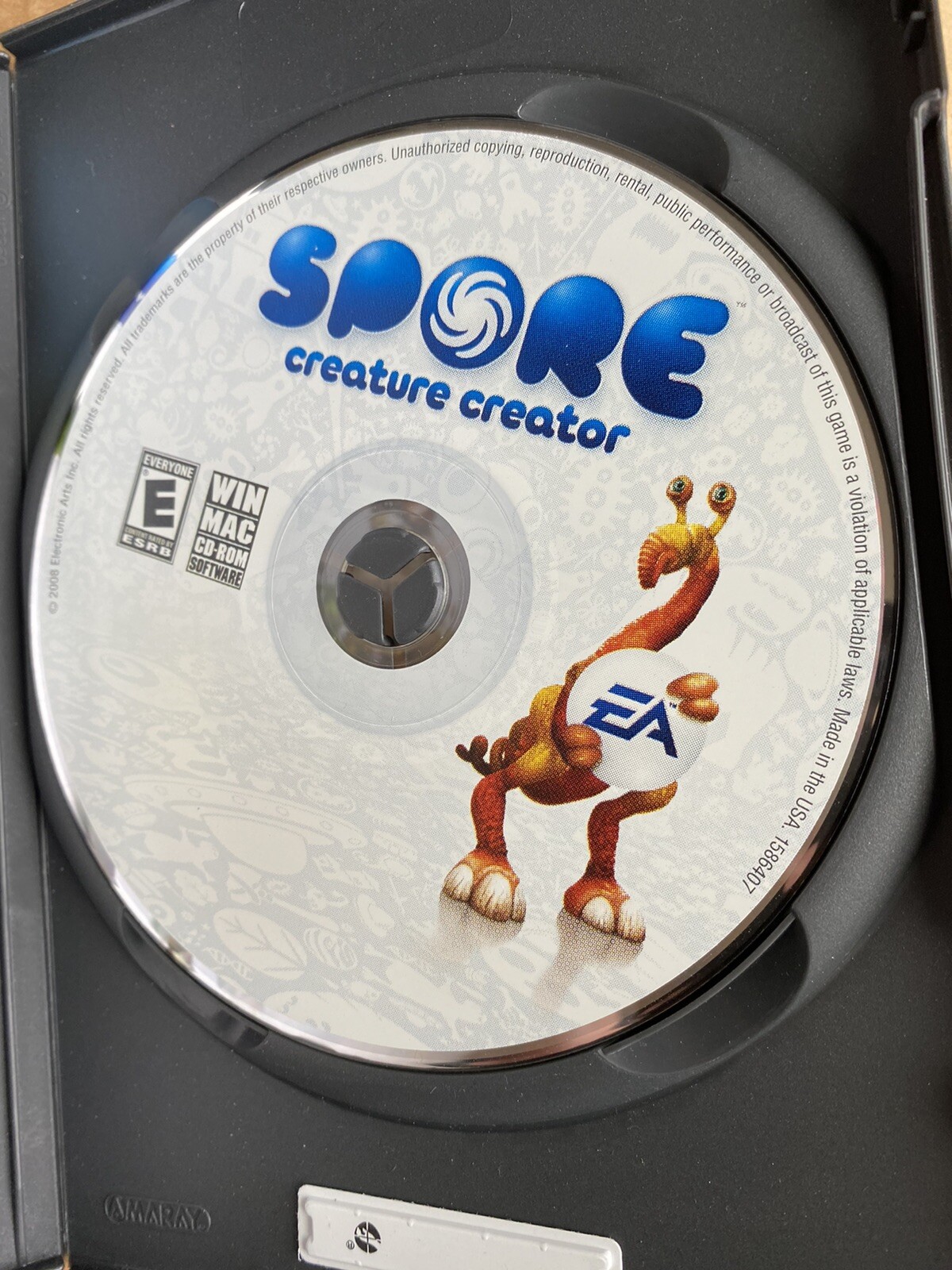 Spore Creature Creator (Windows/Mac, 2008) CD-ROM GAME COMPLETE with MANUAL