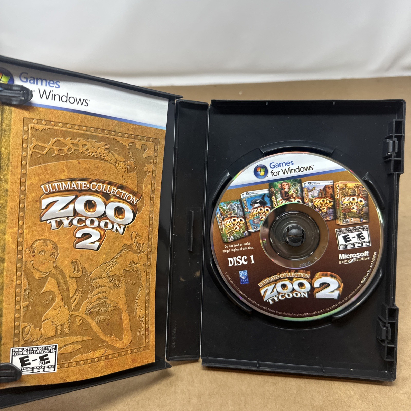 Zoo Tycoon 2 Ultimate Collection PC CD with All 4 Expansion Packs Complete 3disc