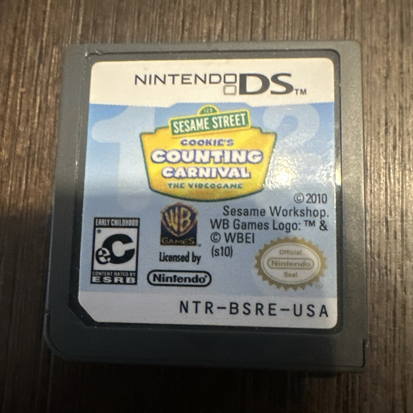 WB Games Sesame Street: Cookie’s Counting Carnival DS Cartridge EC NTSC-U/C 2010