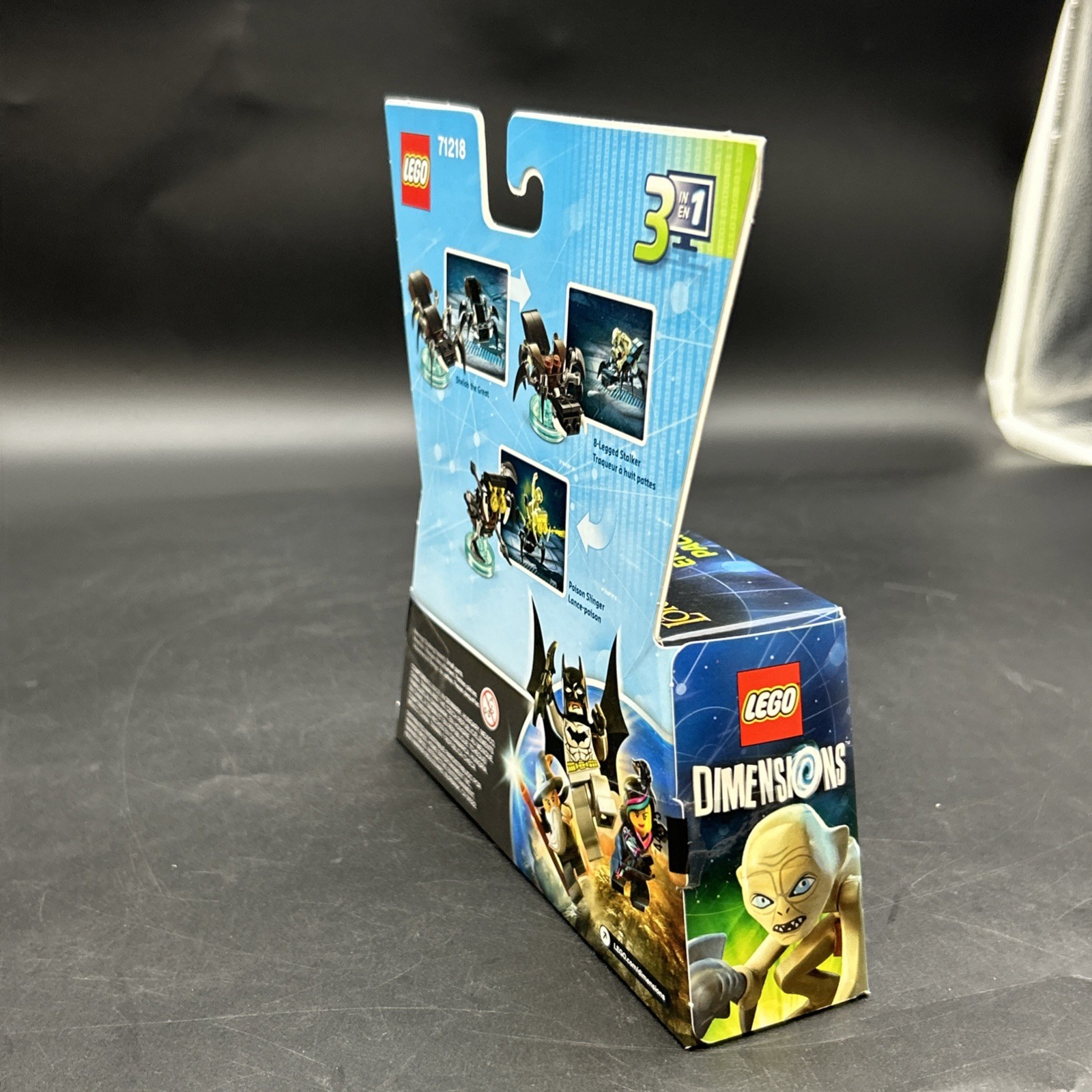 Crushed LEGO DIMENSIONS Movie Fun Pack Gollum Lord of Rings Shelob 71218 Golem