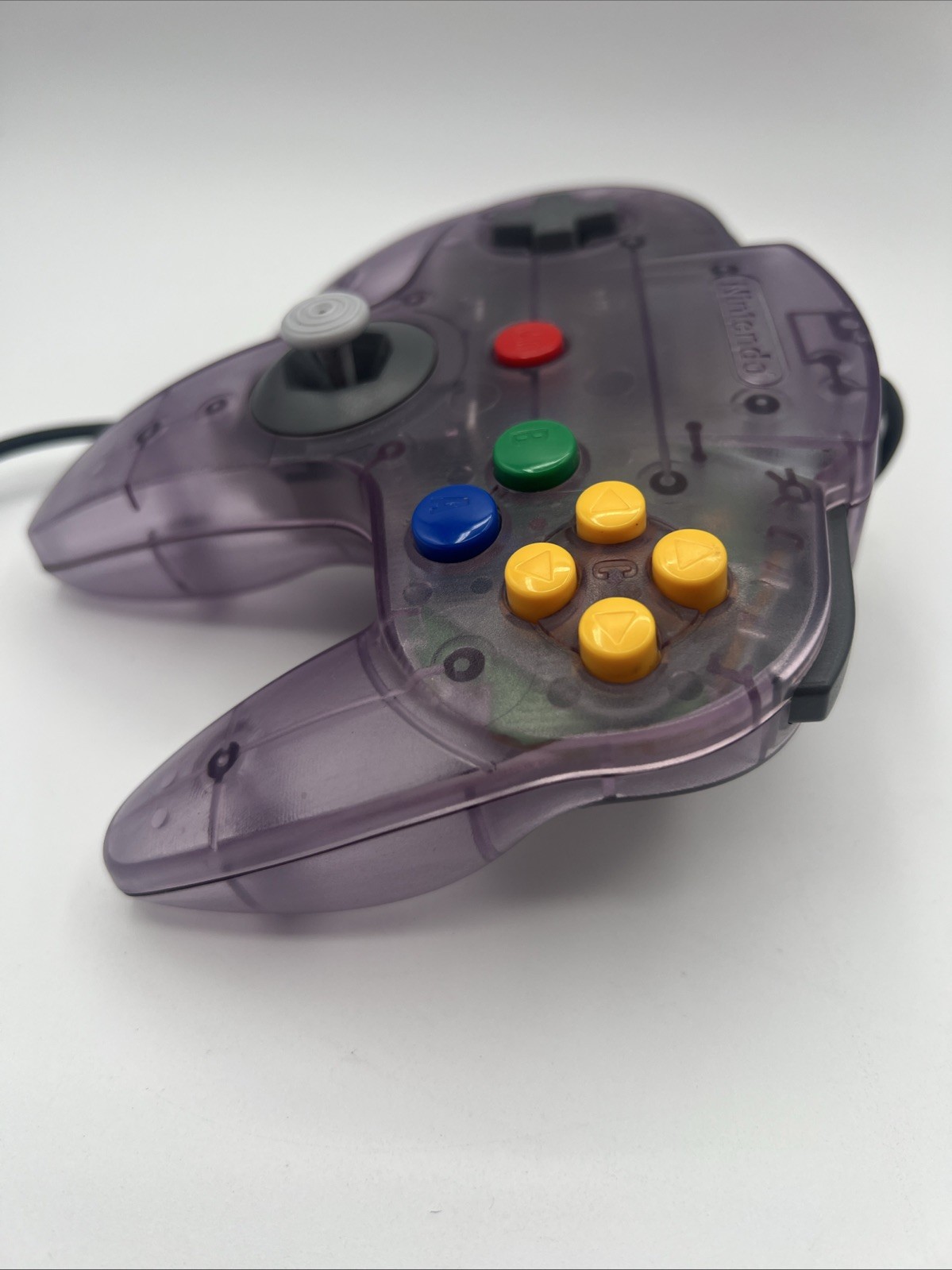 Nintendo N64 Atomic Purple Controller Authentic Tested NUS-005
