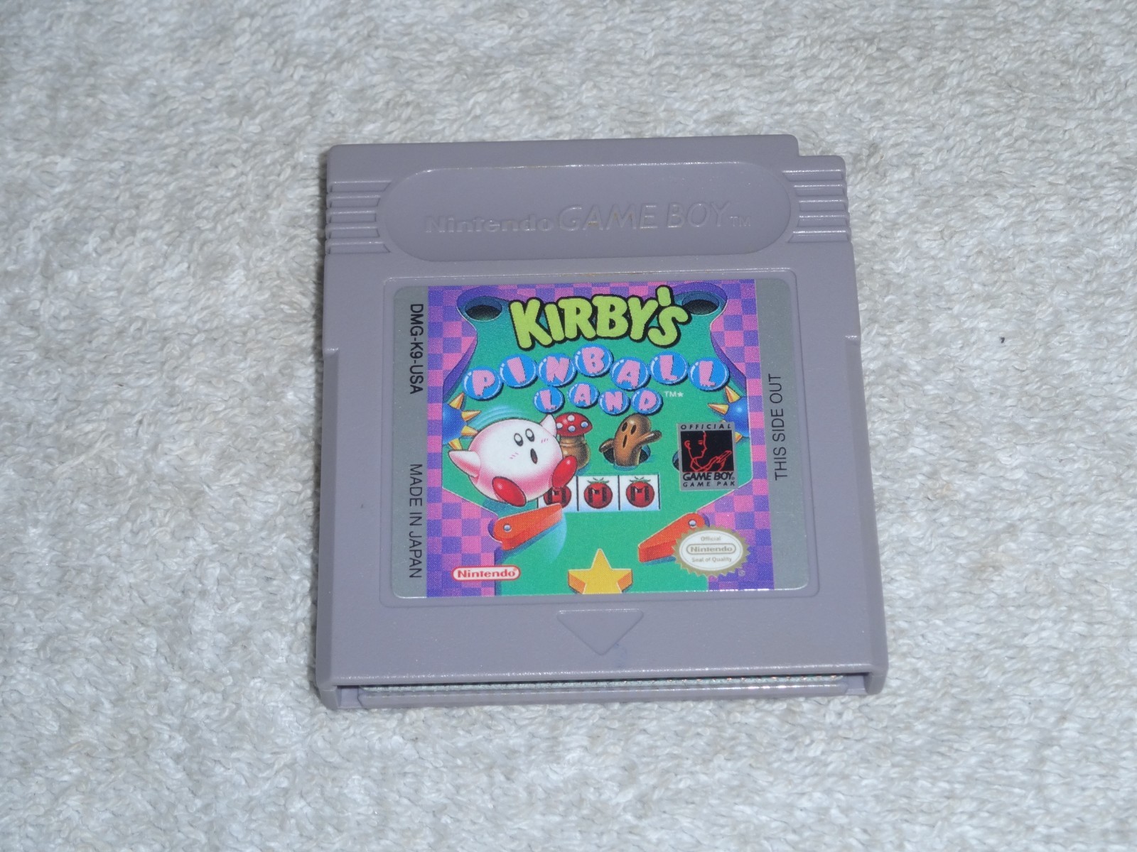 Kirby’s Pinball Land Nintendo Game Boy PORTABLE VIDEO GAME CARTRIDGE KIRBY 0180