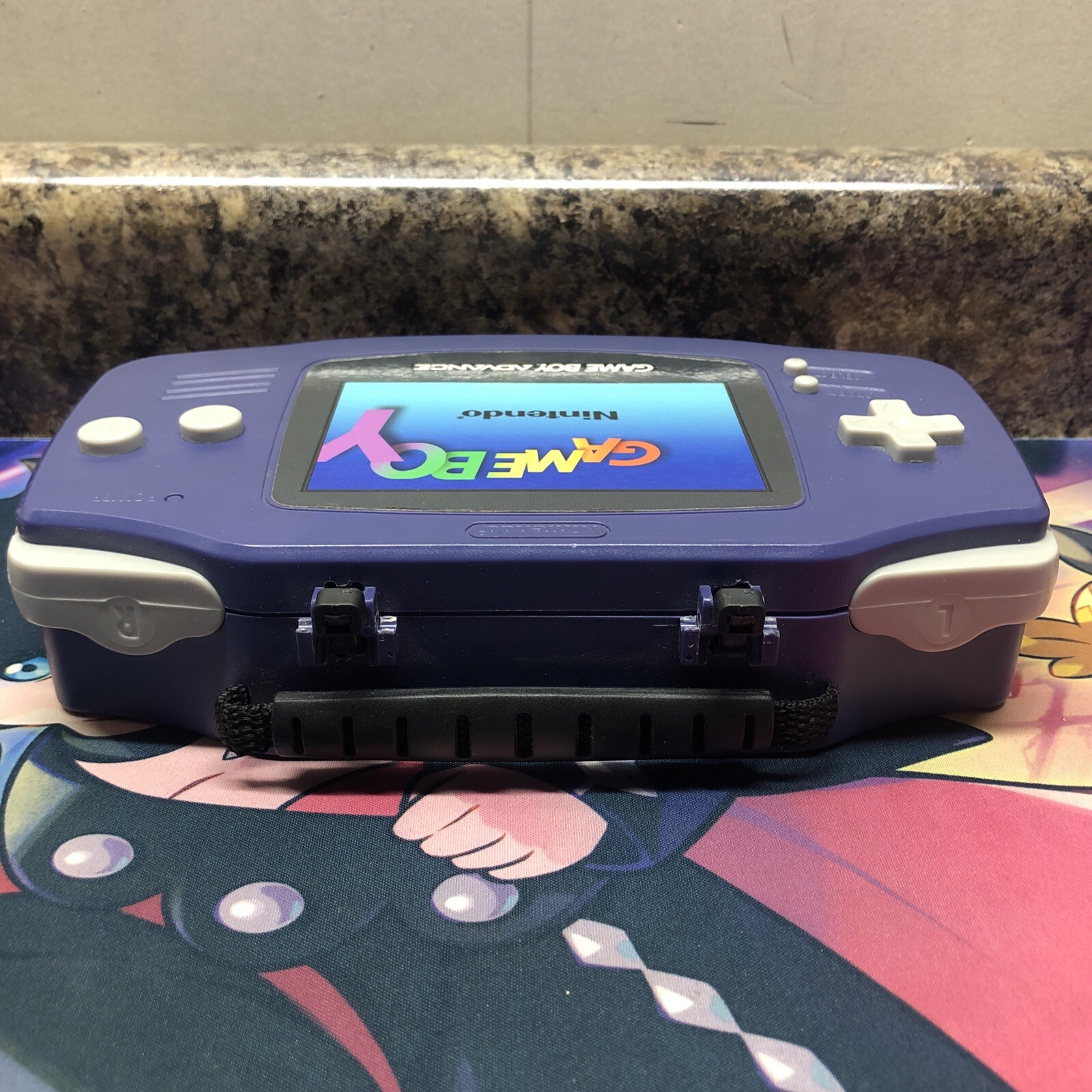 RARE Game Boy Advance Hard Shell Carrying Case 2002 ALS – Indigo Purple #ML