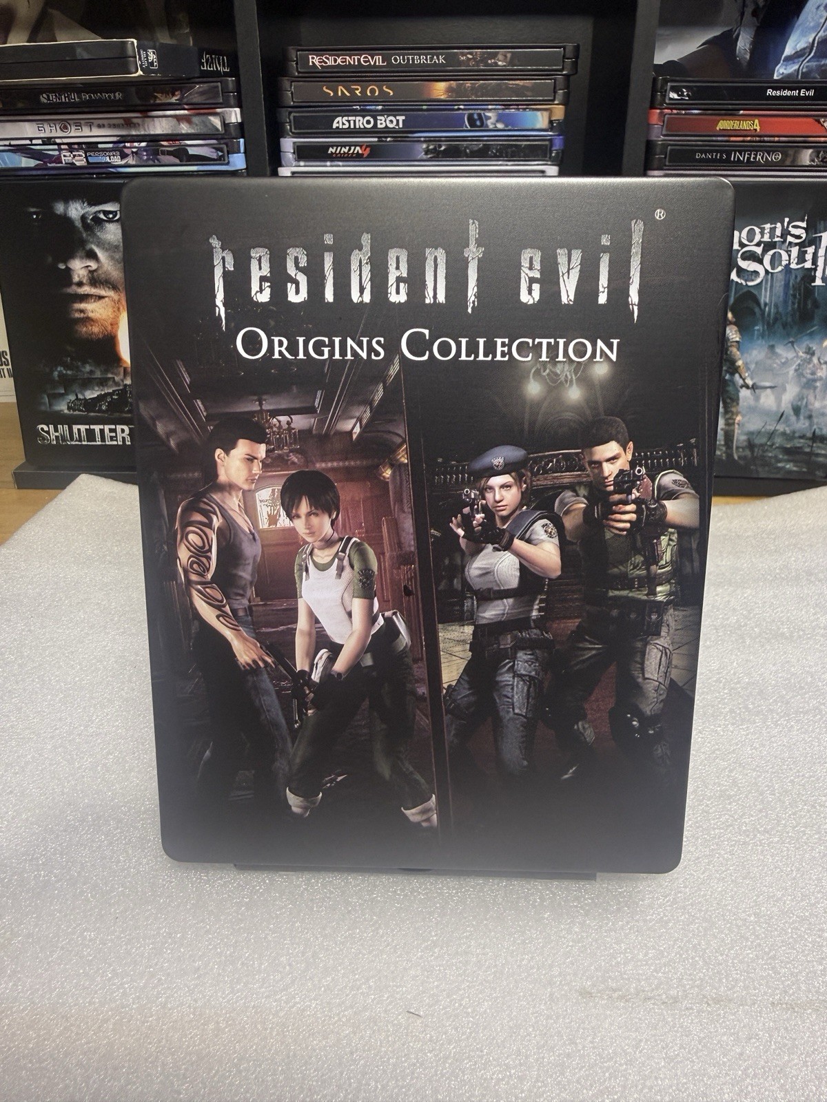 Resident Evil Origins Collection Custom Steelbook/Steelup Case PS5/Xbox (No Game