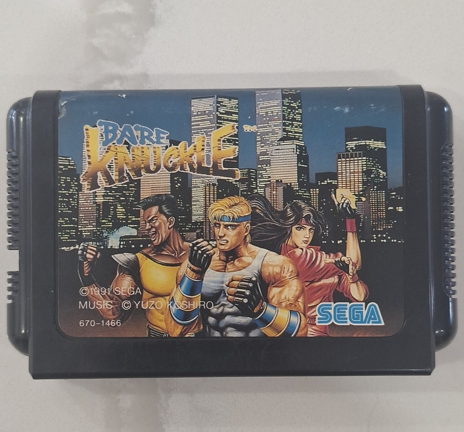 Bare Knuckle Sega Mega Drive NTSC-J (Japan) 1991 Game Cartridge