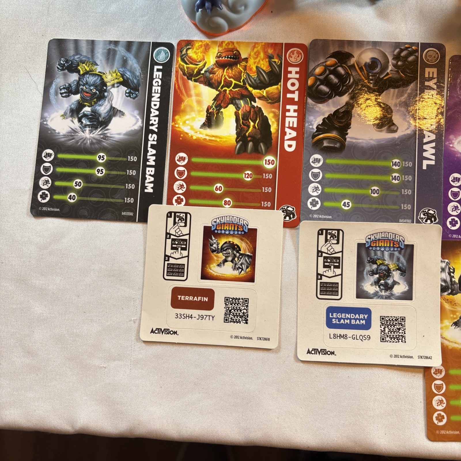 Activision Skylanders Lot Of 17 With 2 Power Portals | Cards |