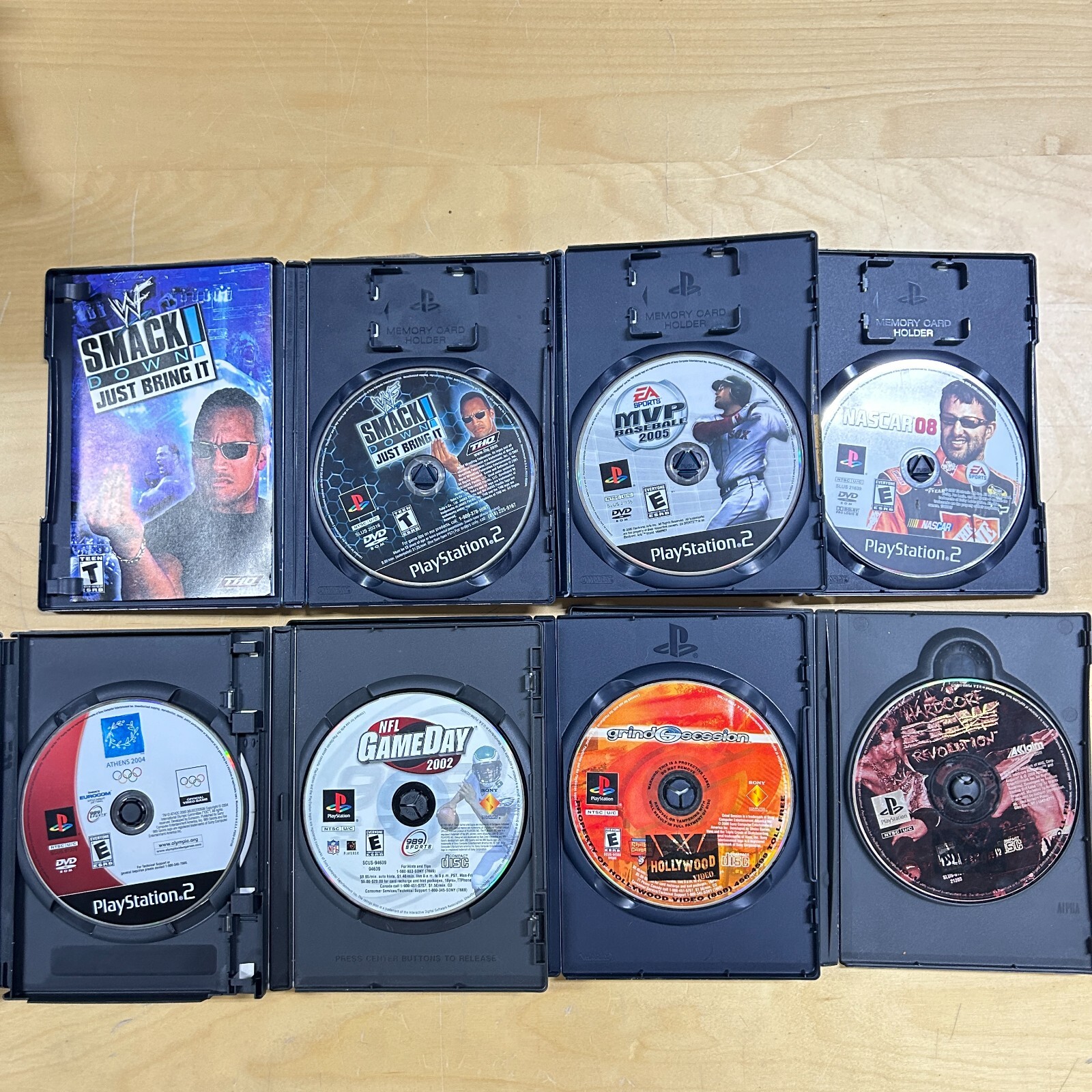 Playstation 2 Mixed Sports Games Lot Of 7