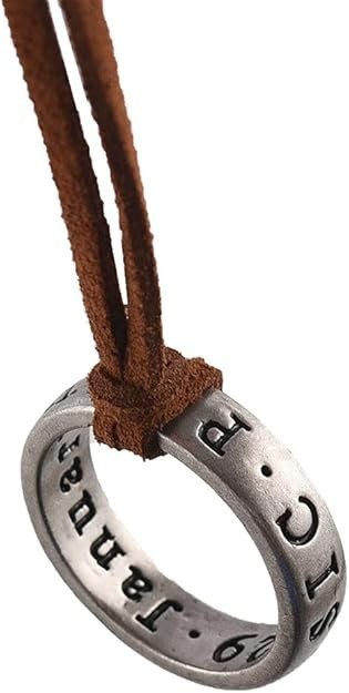 Uncharted Nathan Drake’S Ring with Necklace Strap from Collector’S Edition