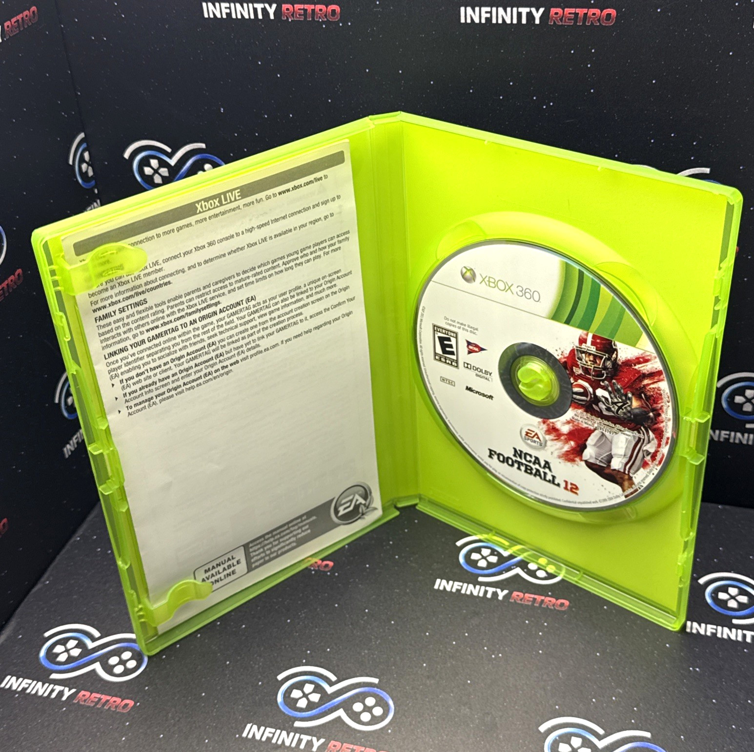NCAA Football 12 Microsoft Xbox 360 CIB Refurbished & Tested Free Shipping