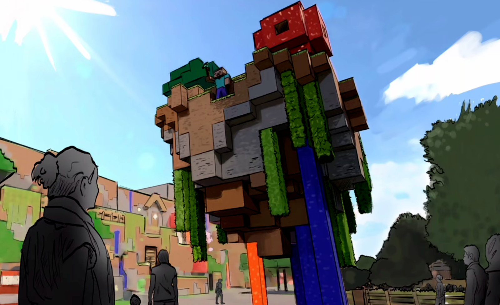 [ PREORDER] NEW Minecraft Meet the Mobs CAPE