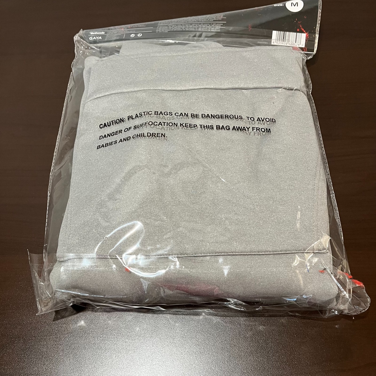 Bethesda Doom UAC Gray Hoodie- Medium NEW