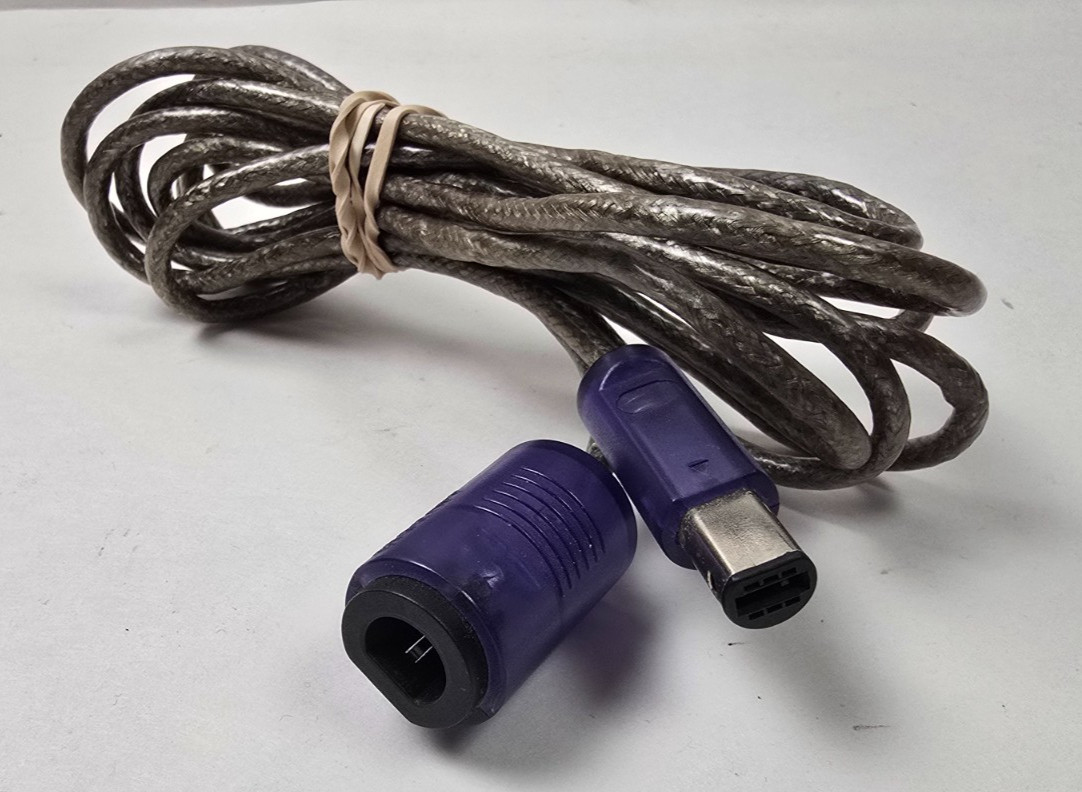 Indigo Purple Nintendo Gamecube 6 Ft Controller Extension Cable Wire – Tested