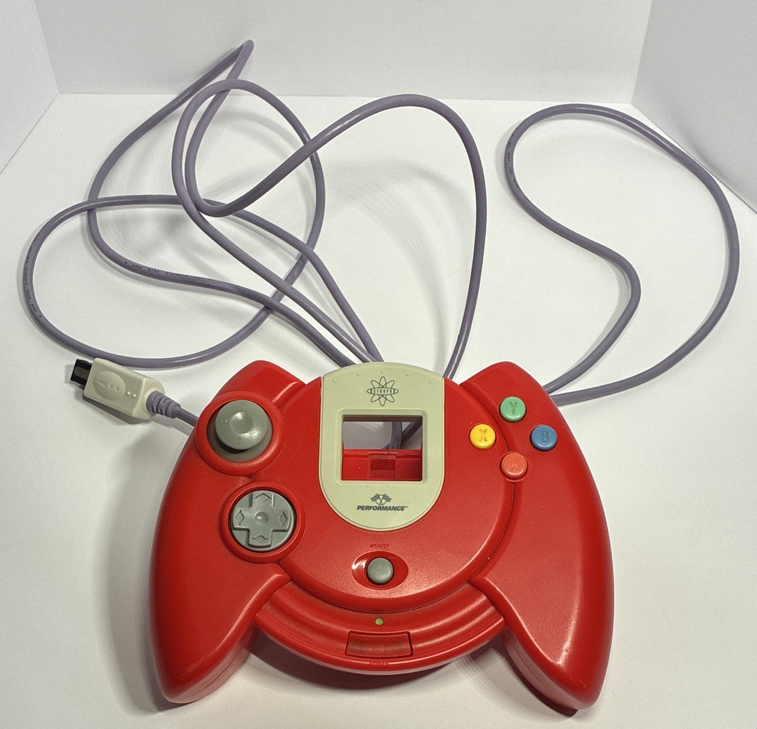Performance DC Shooting Star Wired Controller w/ Memory Card Slot Red/Gray