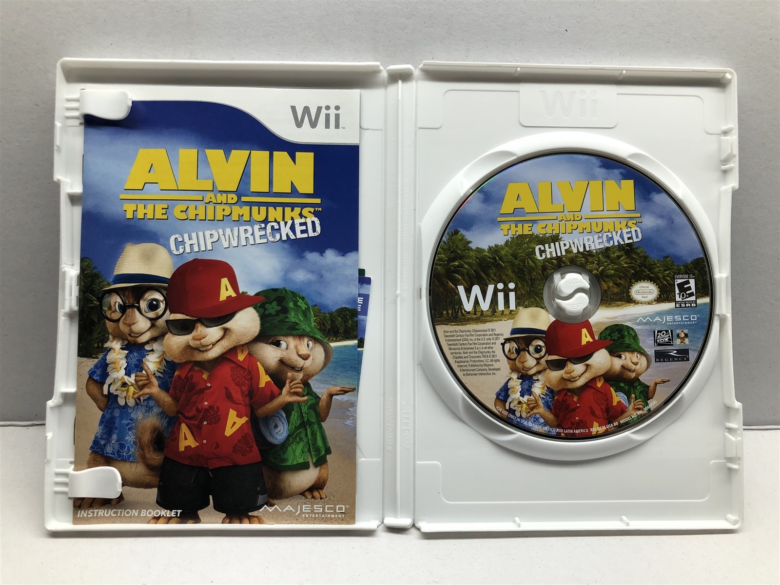 Alvin and the Chipmunks: Chipwrecked (Wii, 2011) Complete Tested Working