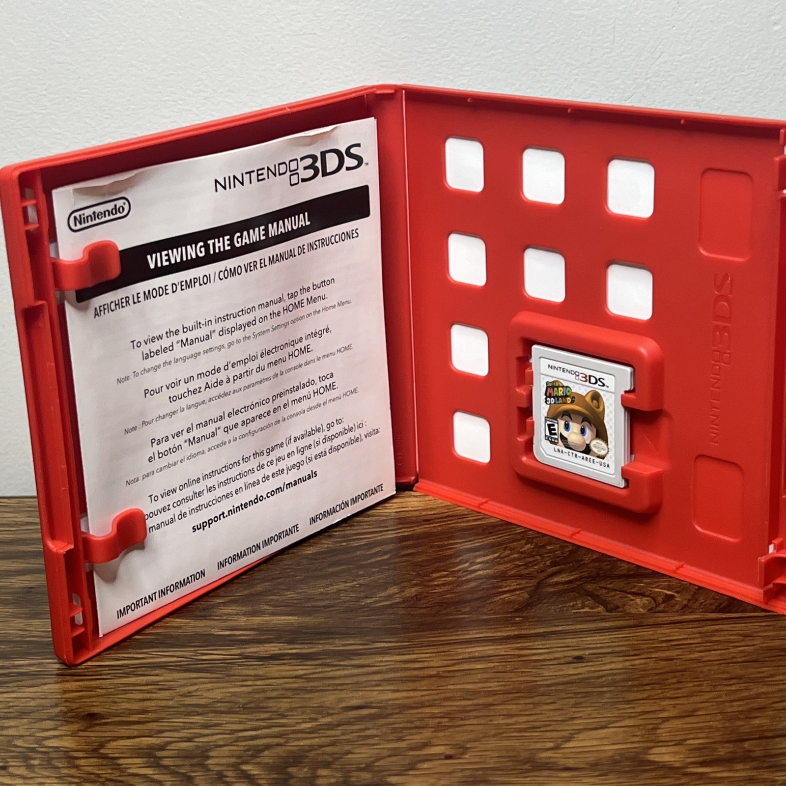 Super Mario 3D Land (Nintendo 3DS, 2011) CIB Complete In Box Tested And Working