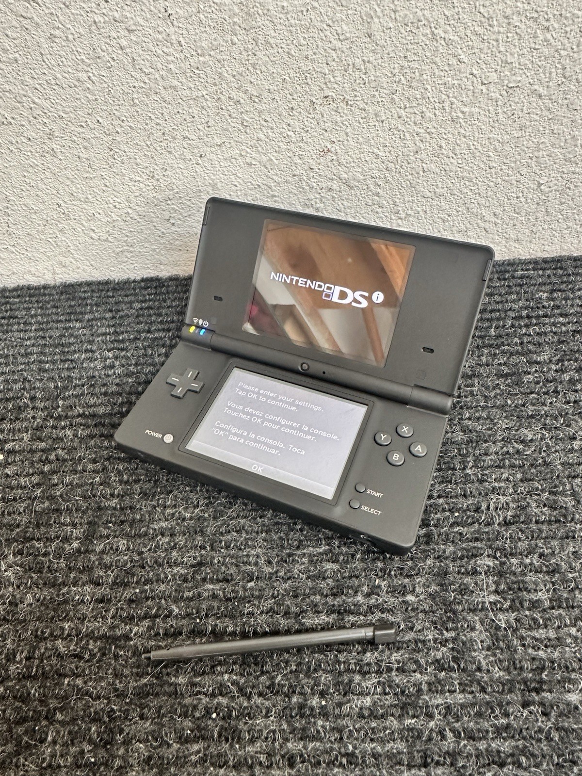Nintendo DSi Console Launch Edition Black Japan Model With Stylus