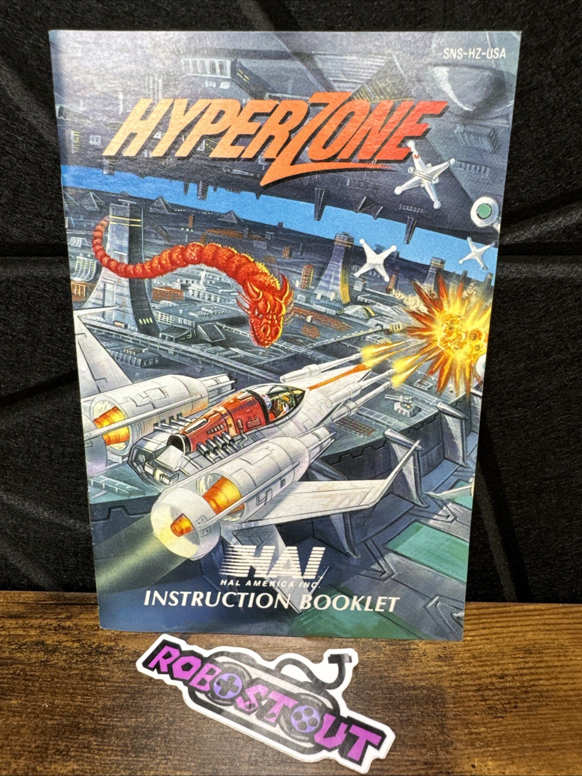 Hyperzone (Super Nintendo SNES) Manual instruction booklet only⭐