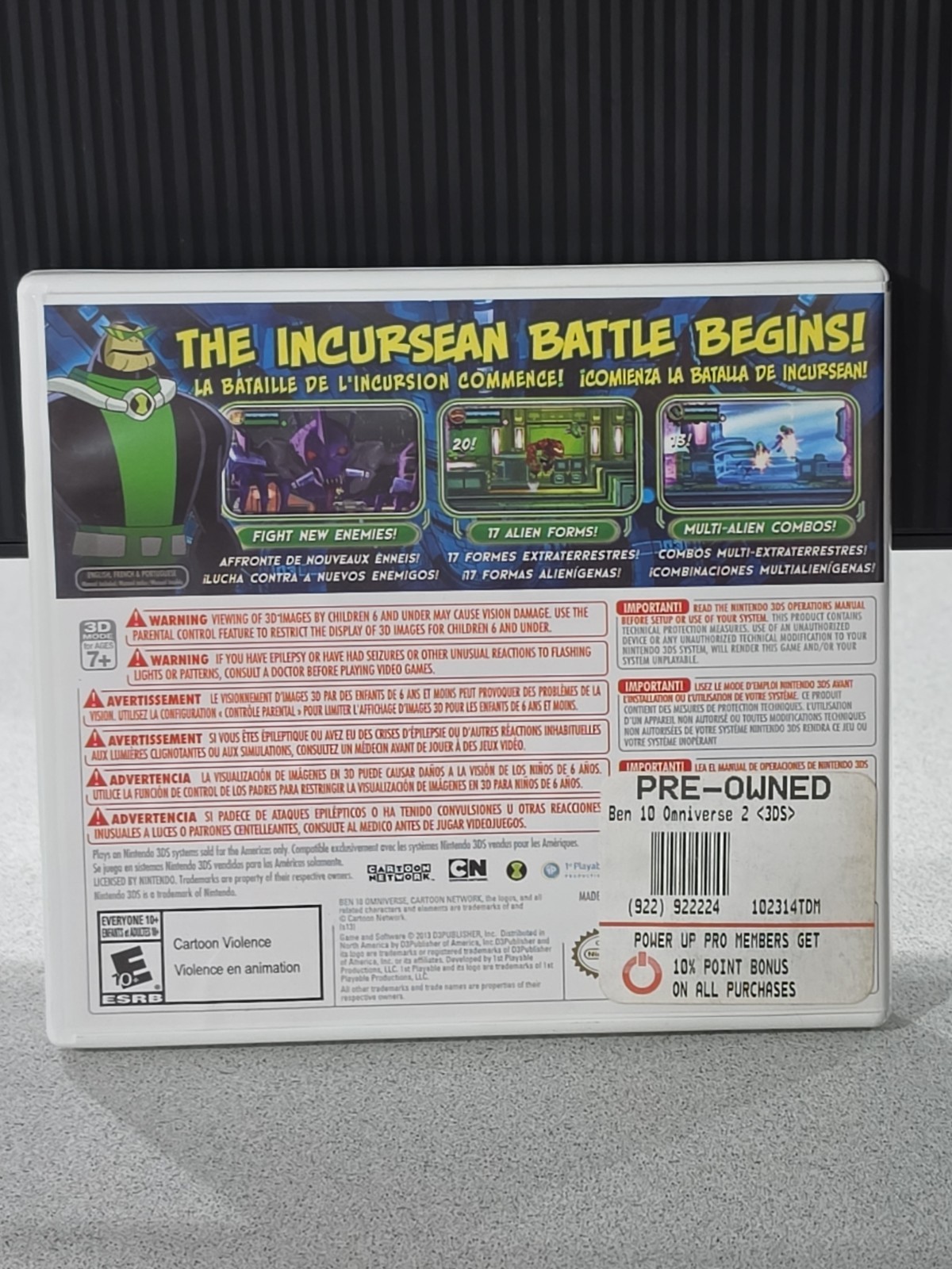 Ben 10: Omniverse 2 (Nintendo 3DS, 2013)