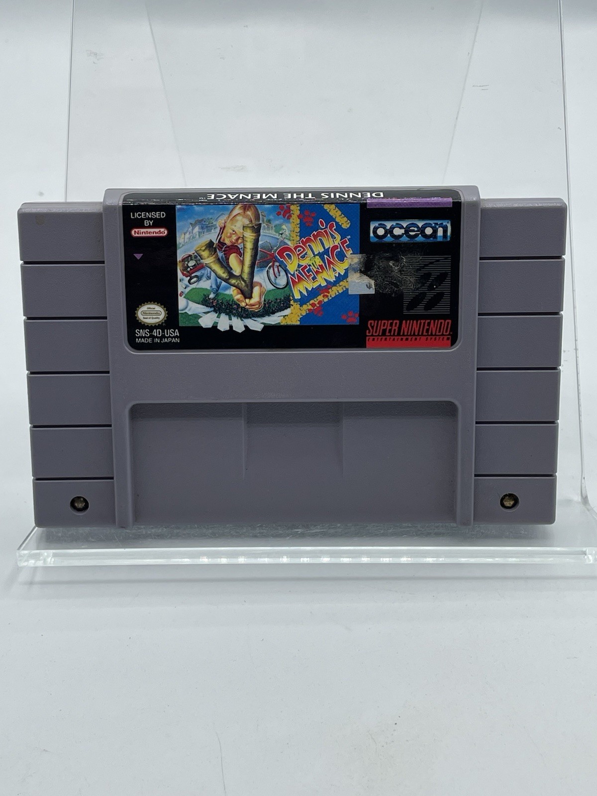 Dennis the Menace – Super Nintendo SNES Game Cartridge – Authentic Tested
