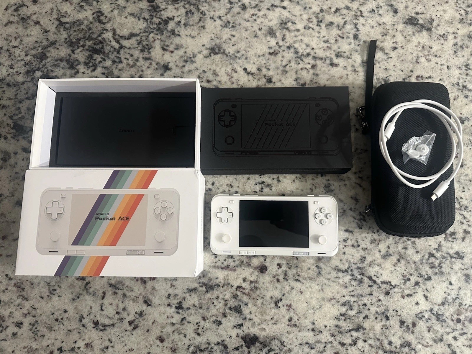 Ayaneo Pocket Ace- White, 8GB RAM/128 GB Storage