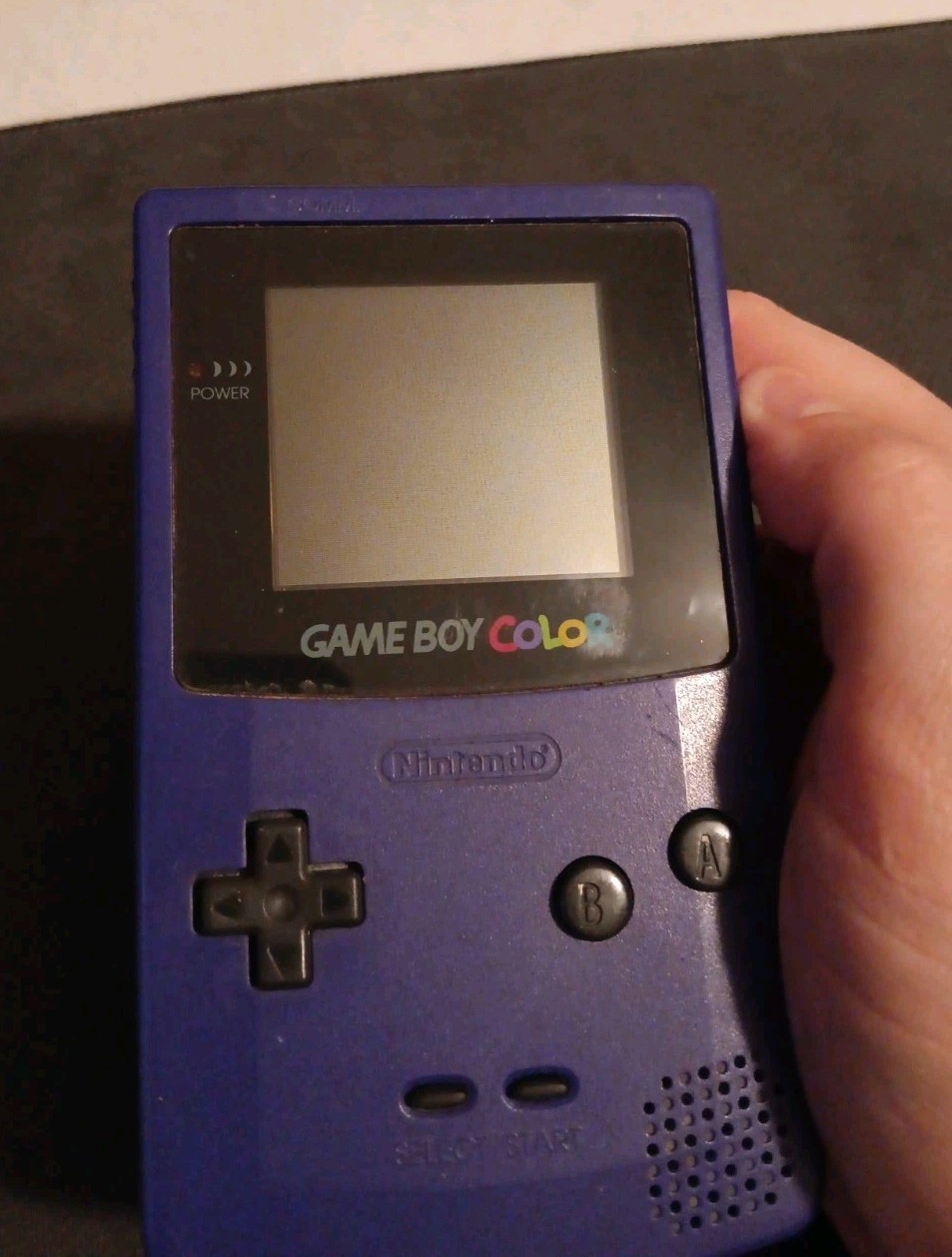 Nintendo GameBoy Color Handheld Game Console Purple Model CGB-001 Works Perfect!