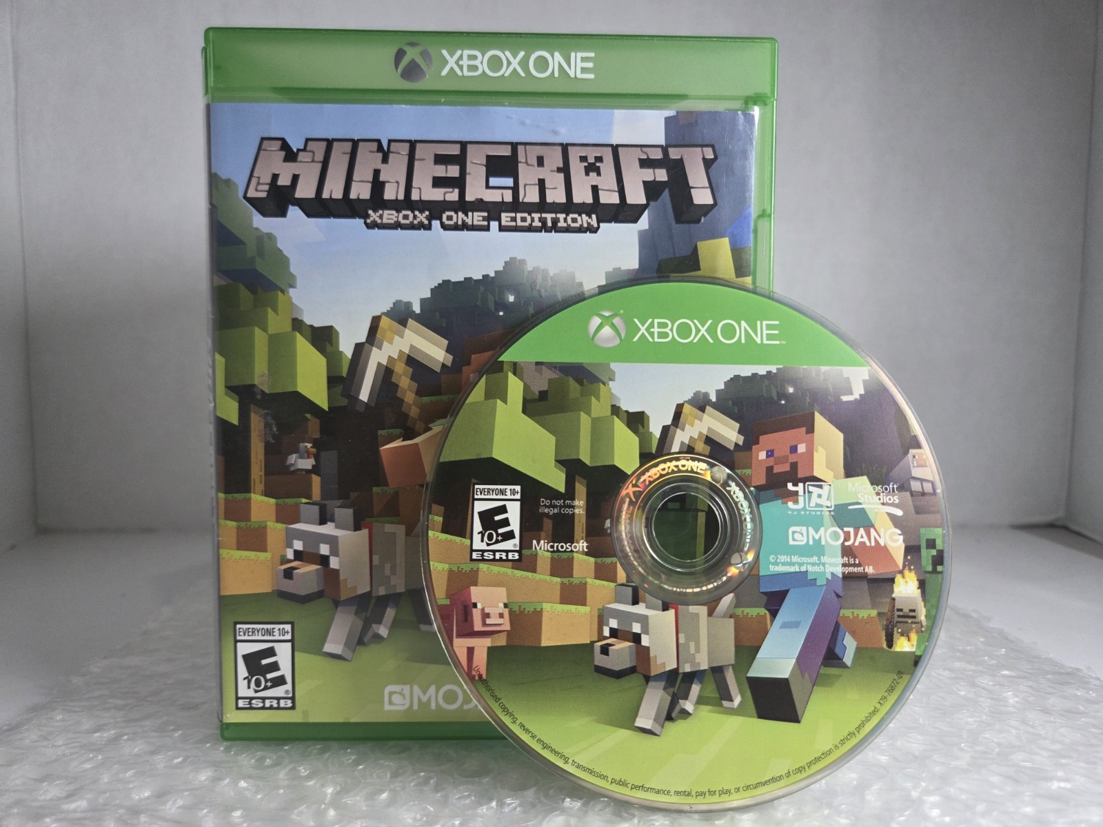 Minecraft Xbox One Edition Microsoft Studios Complete CIB Tested Mojang 2014 4j