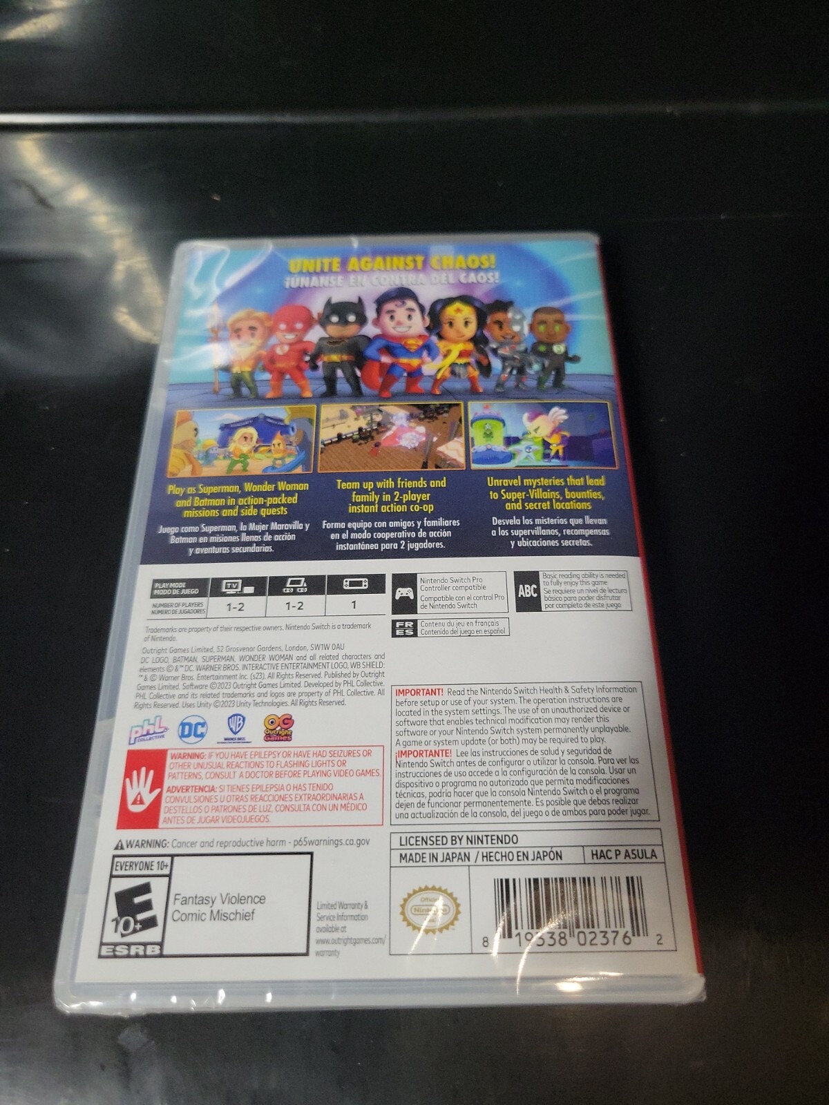 DC’s Justice League: Cosmic Chaos – Nintendo Switch FREE SHIPPING