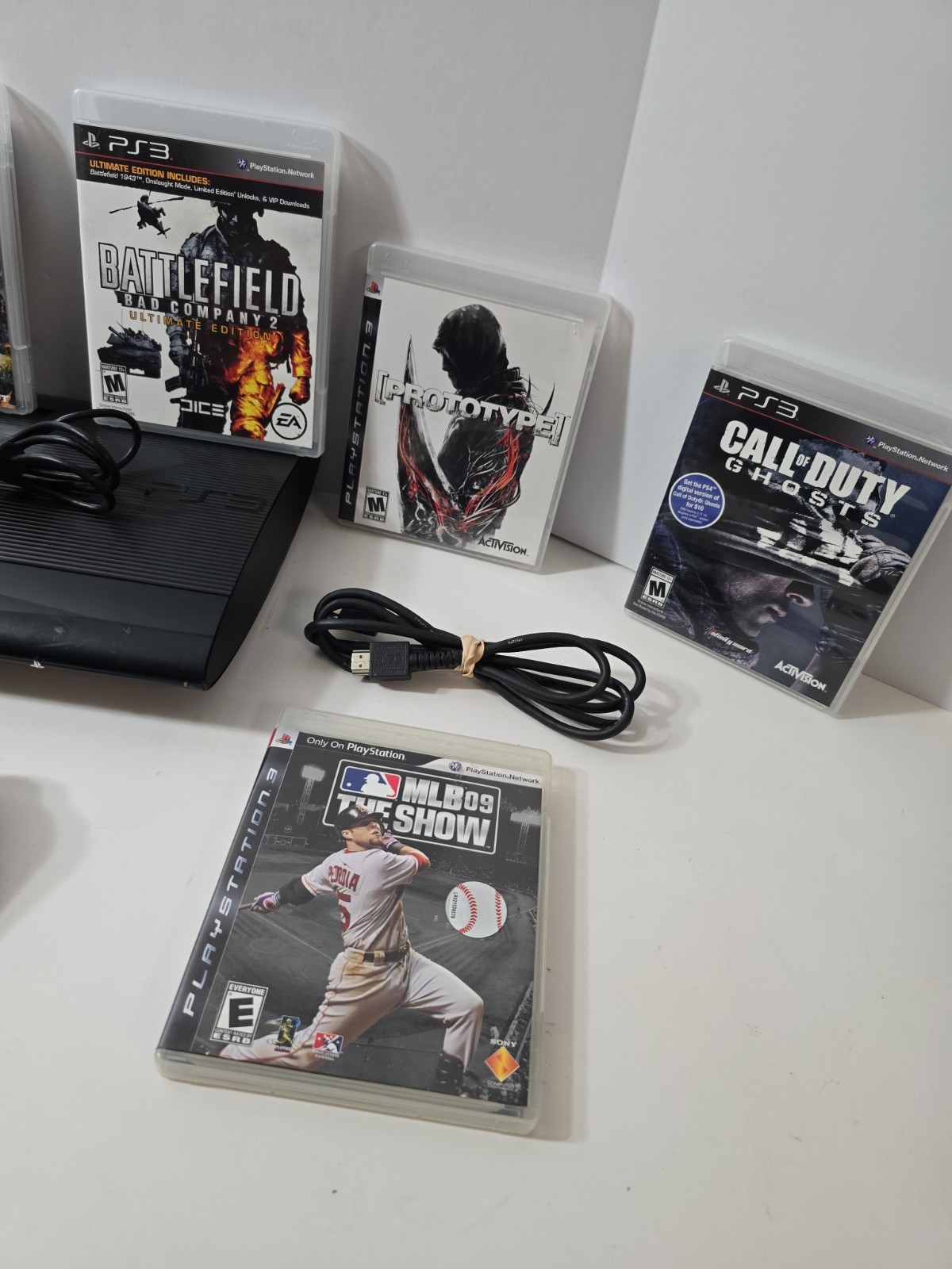 PlayStation 3 Super Slim 250GB Console 8 GAME MEGA BUNDLE! TESTED! SHIPS FREE🔥