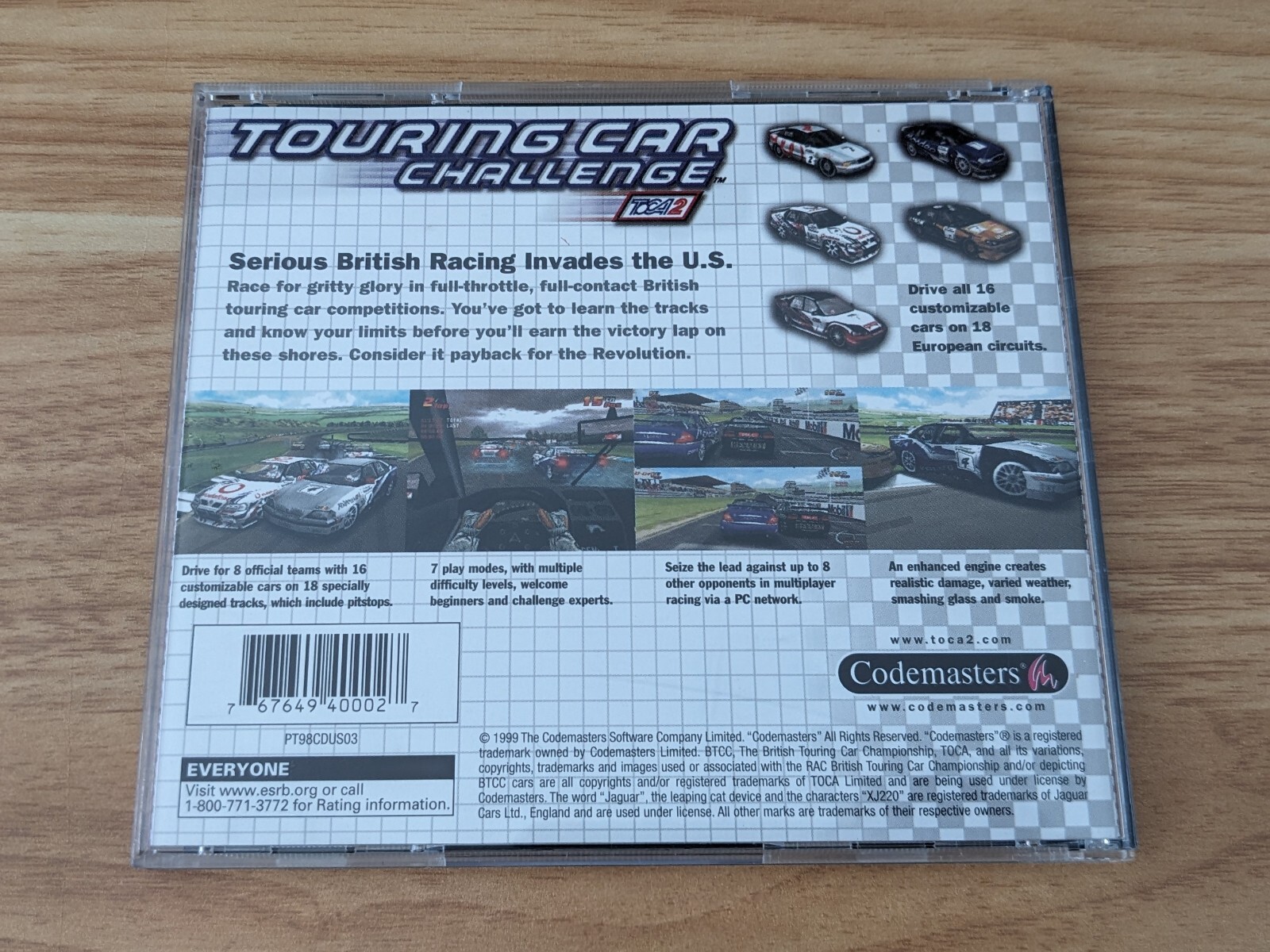 Touring Car Challenge Toca 2 PC (VERY GOOD)