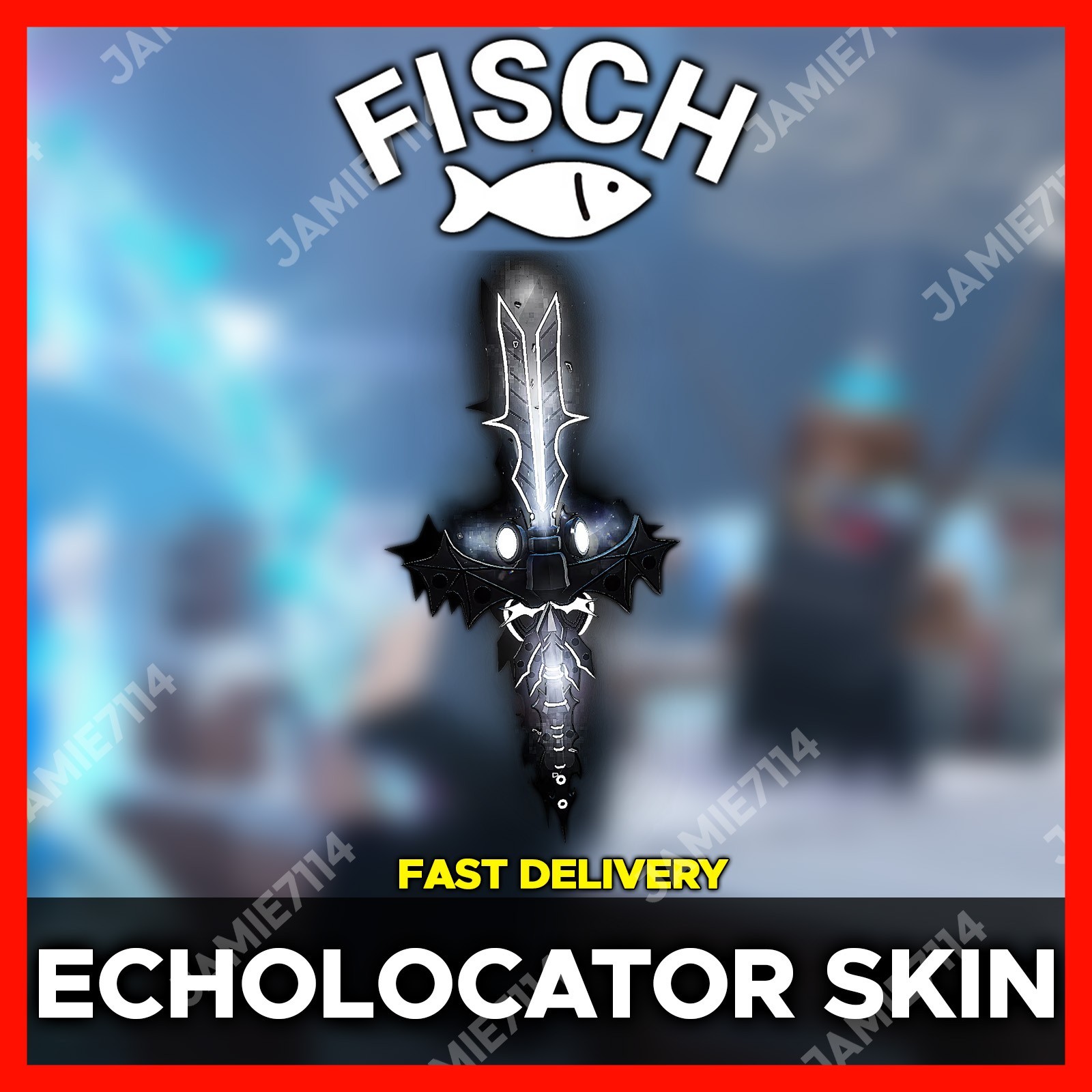 FISCH 🐟 Echolocator (Castbound Rod Skin)‼️CHEAP & FAST SERVICE ‼️
