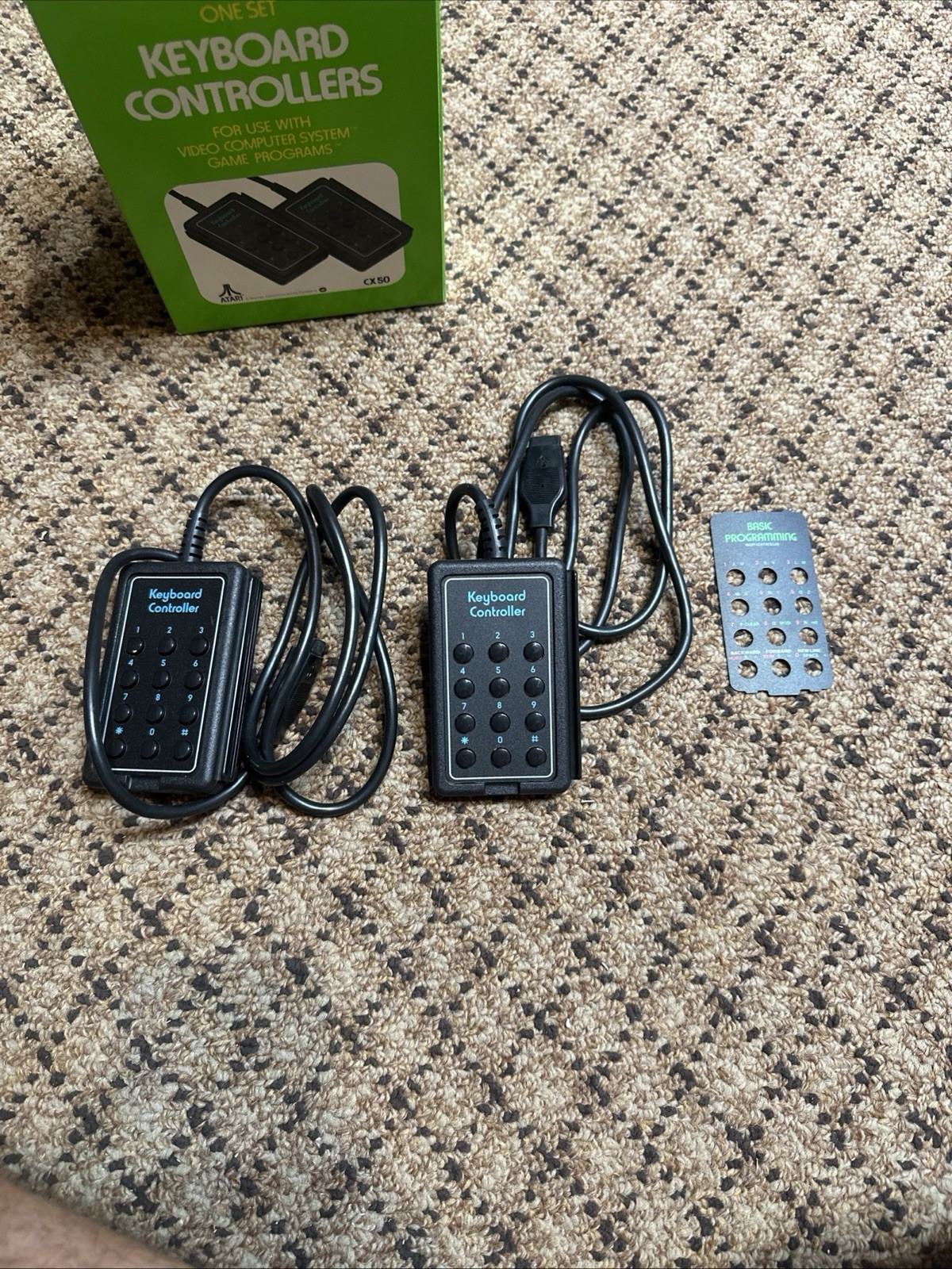 Atari 2600 Back To School Pak Brain Games & Basic Programming With Controllers