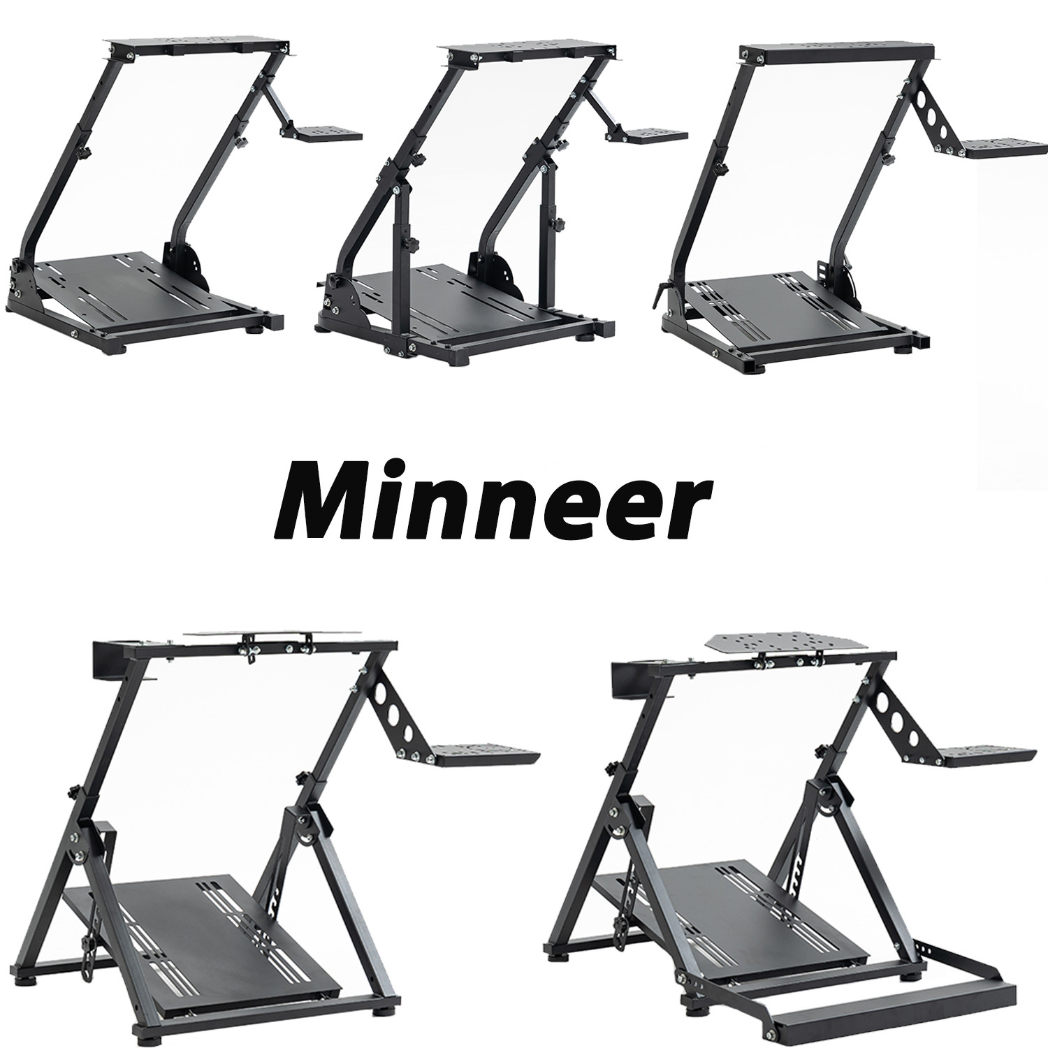 Minneer Racing Steering Wheel Stand Fit Logitech G29 G920 G923 Thrustmaster T248