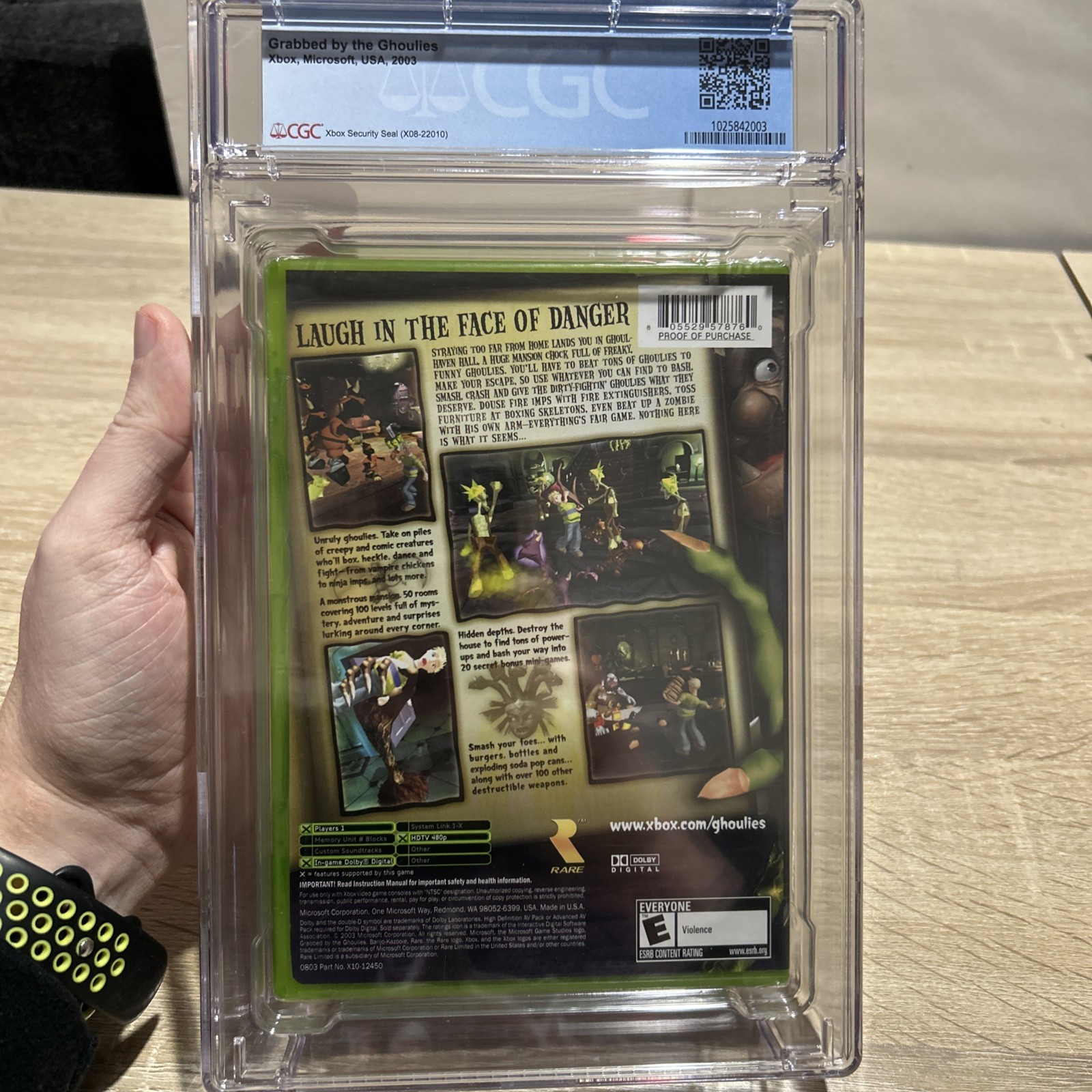 Grabbed by the Ghoulies • CGC 9.6 A+ • 1st Print • Xbox Rare