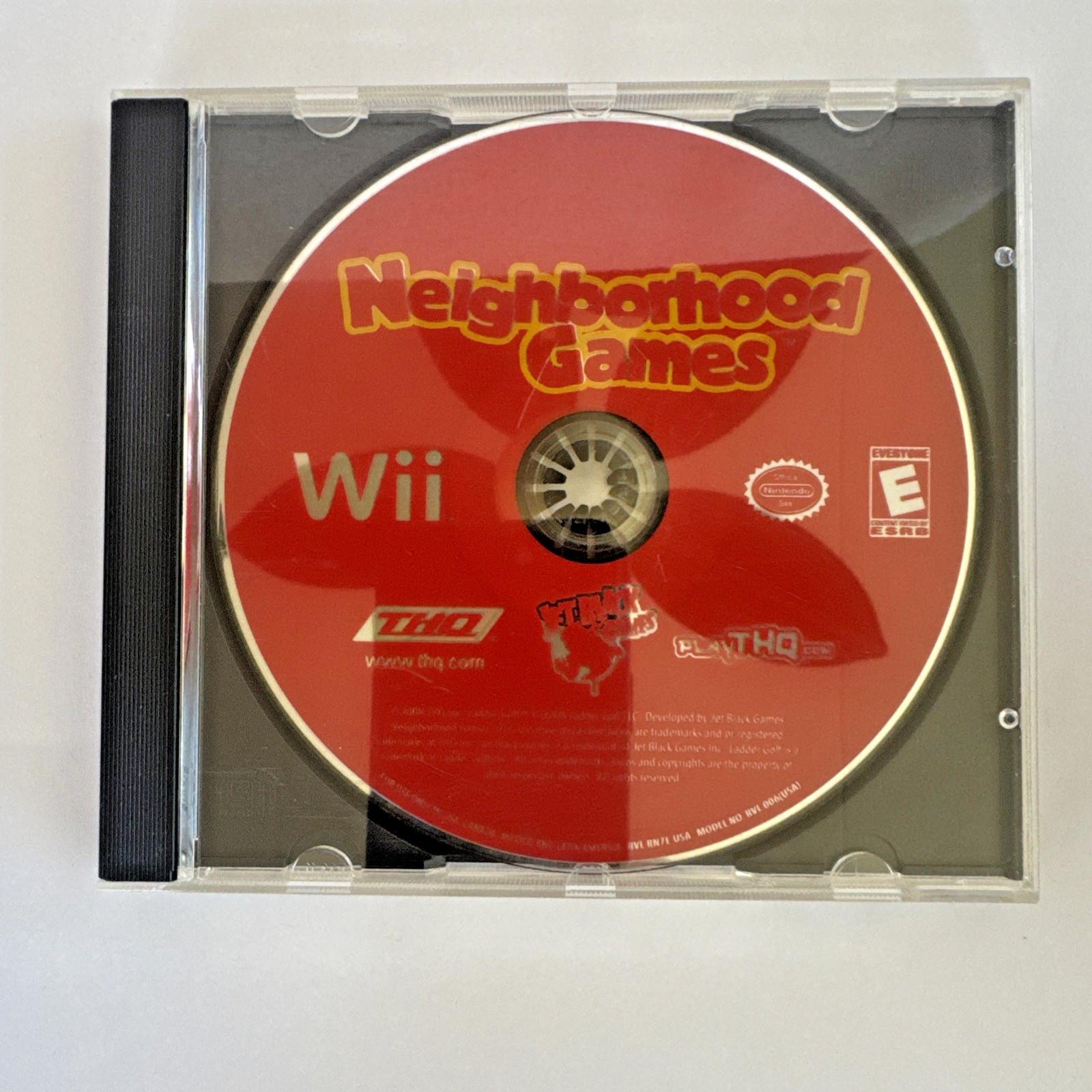 Neighborhood Games (Nintendo Wii 2009) Game Disc / Generic Case Tested / Works