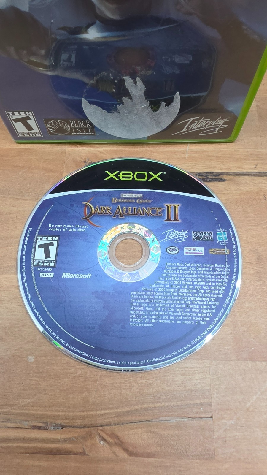 Baldur’s Gate: Dark Alliance II 2 (Xbox) No manual