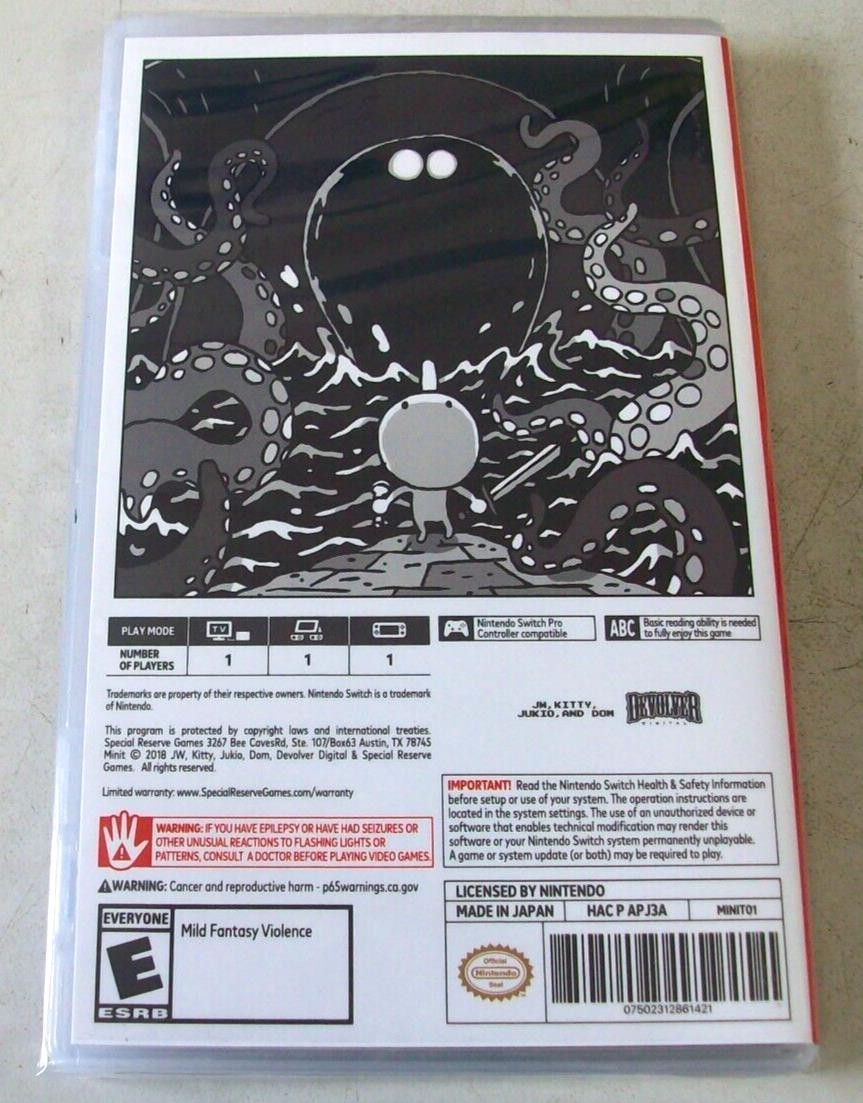Minit – Nintendo Switch Special Reserve Games NEW FREE US SHIPPING