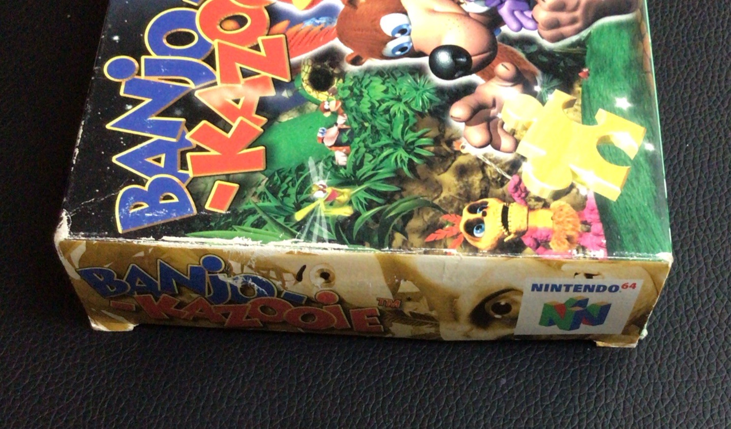 Banjo-Kazooie (Nintendo 64, 1998) Box Manual Complete CIB N64 Good shape