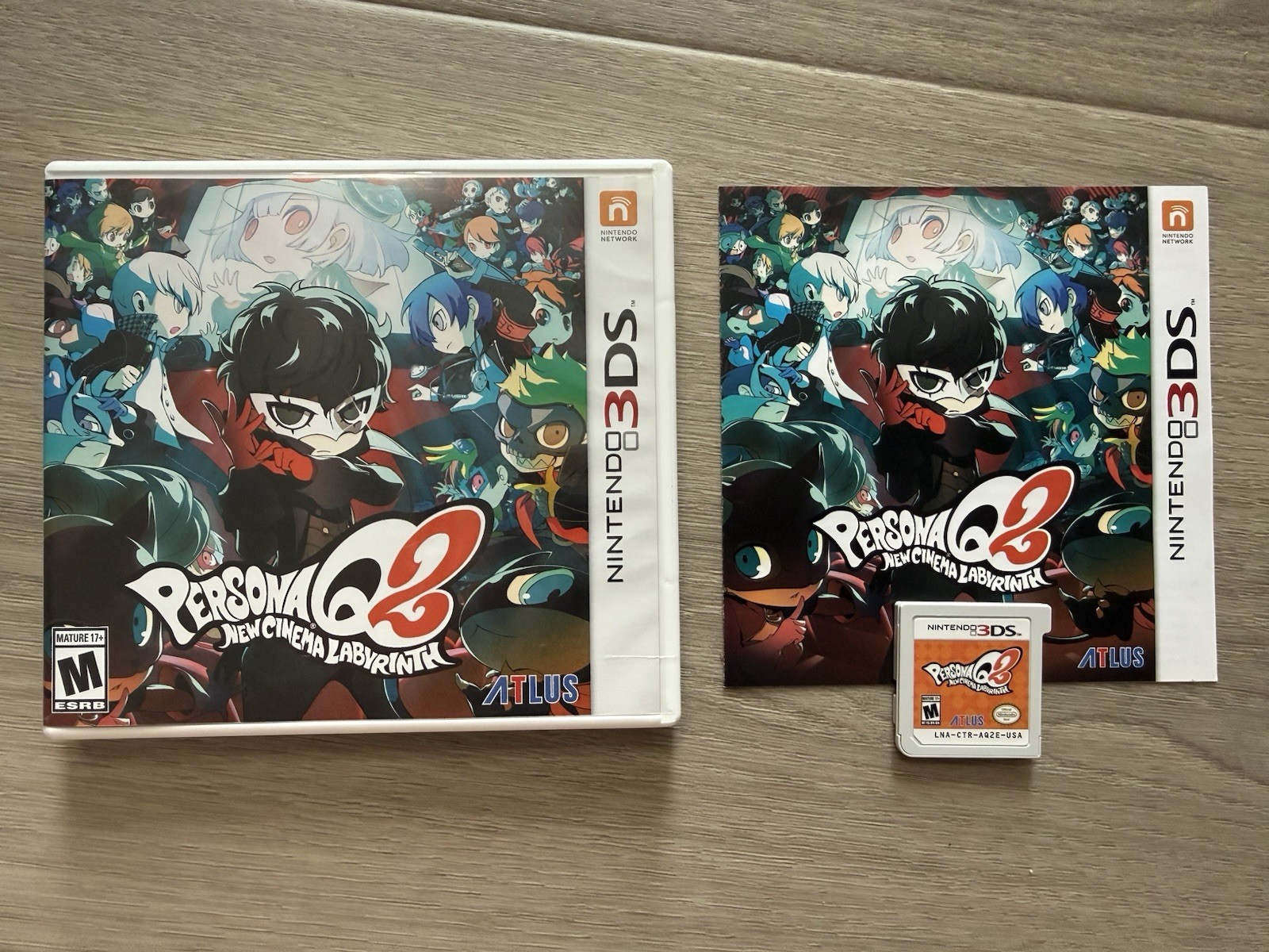 Persona Q2: New Cinema Labyrinth – (Nintendo 3DS, 2019) CIB COMPLETE! Tested!